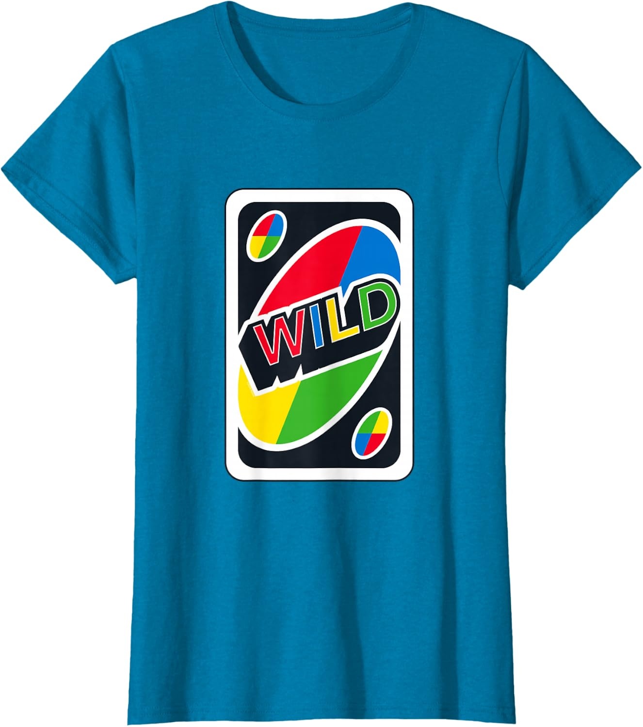 image:imageUNO Wild Card TShirtSapphire Blue