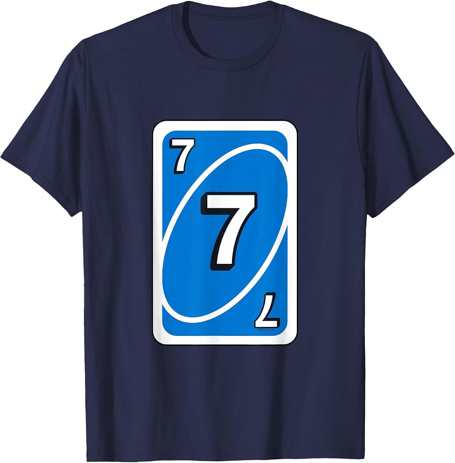 image:imageUNO Halloween Blue 7 Card TShirtNavy Blue