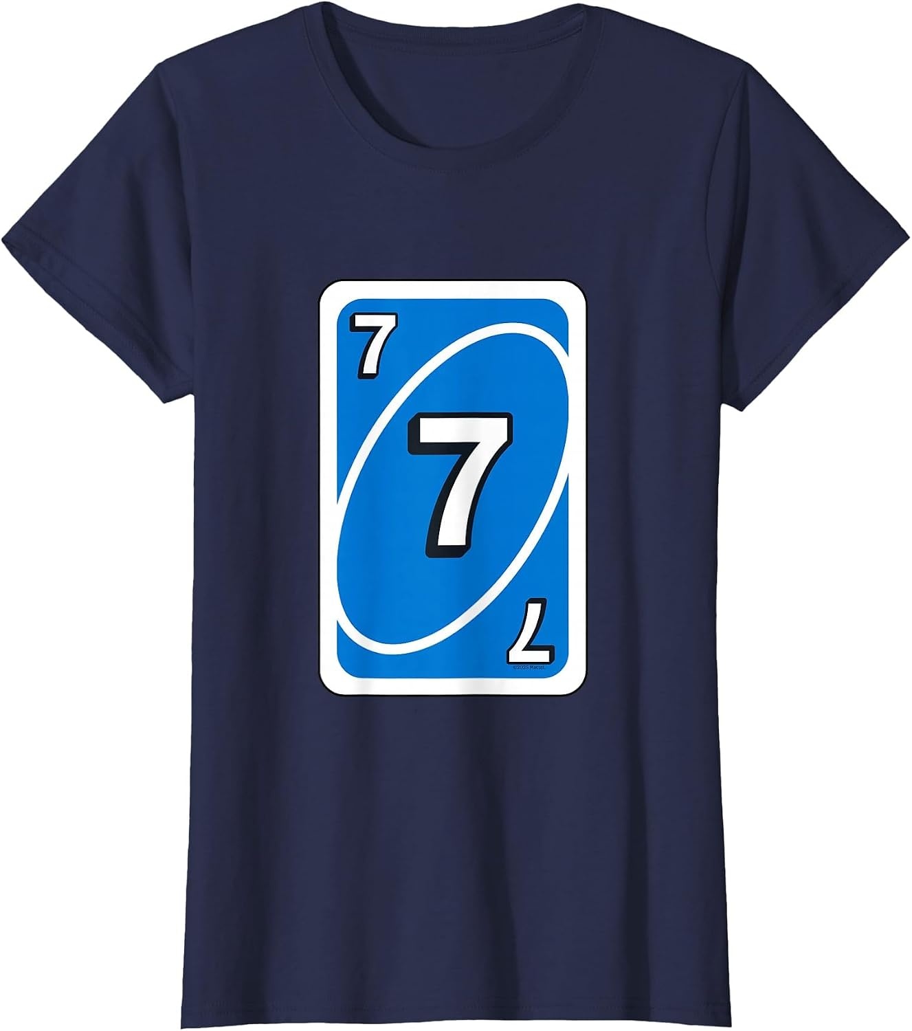 image:imageUNO Halloween Blue 7 Card TShirtNavy Blue