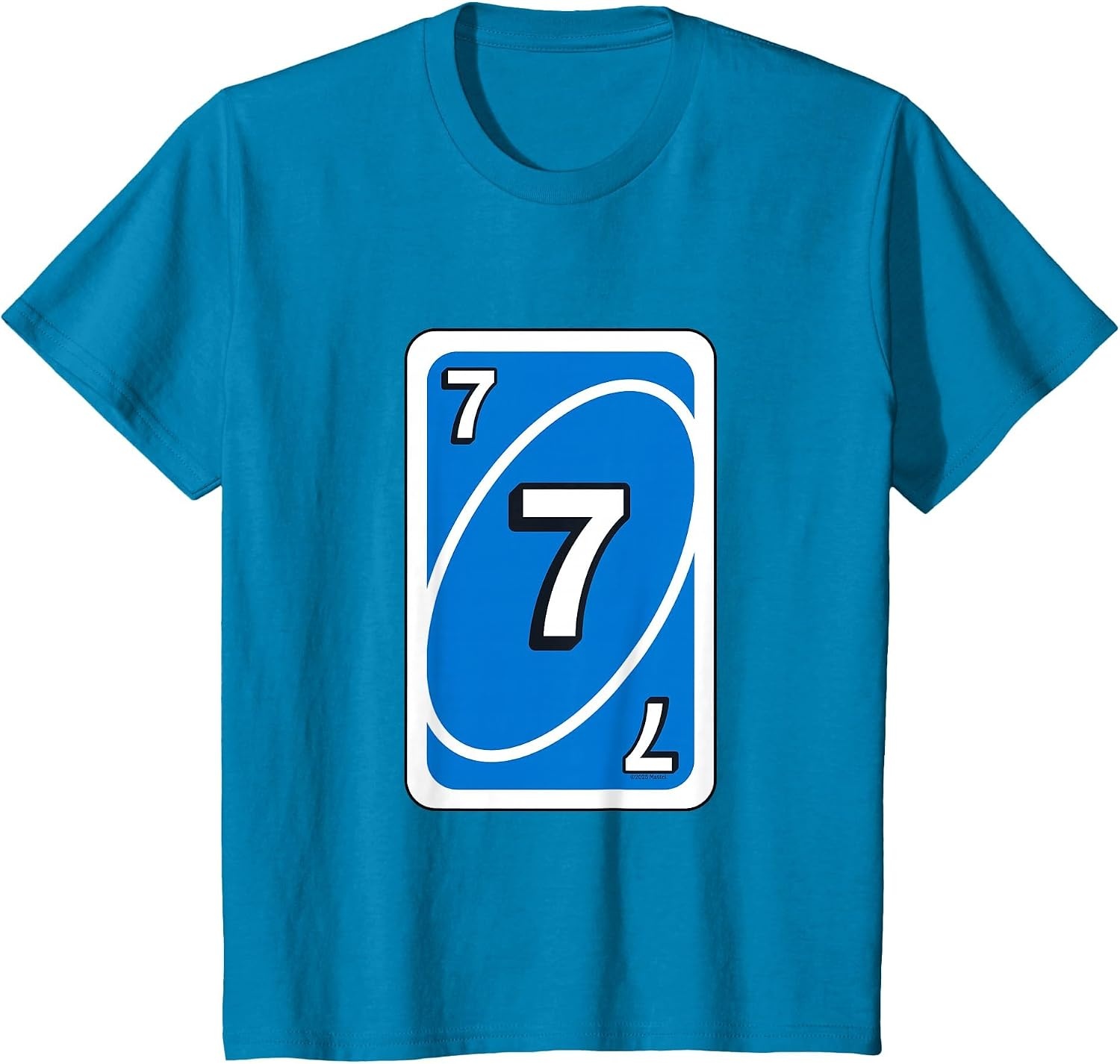 image:imageUNO Halloween Blue 7 Card TShirtSapphire Blue