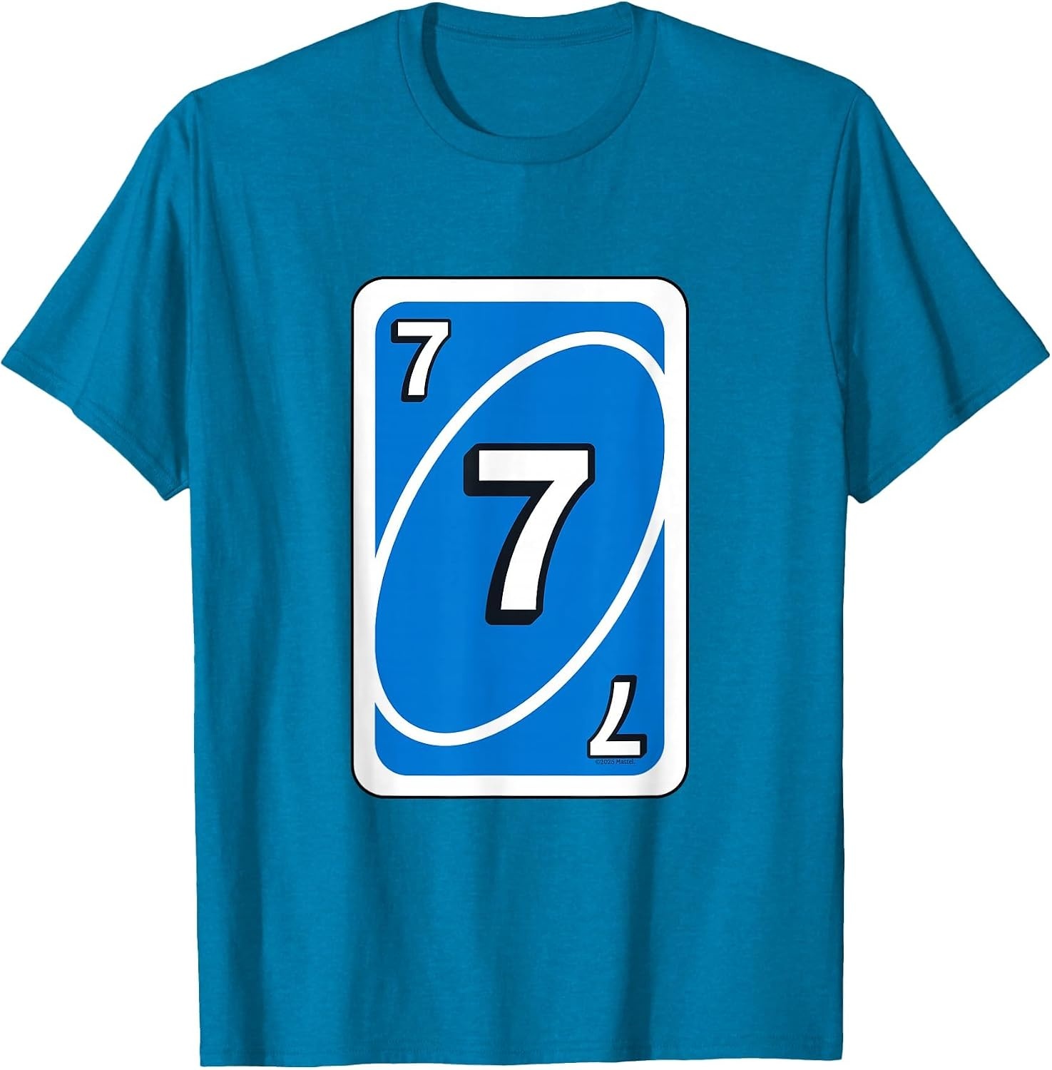 image:imageUNO Halloween Blue 7 Card TShirtSapphire Blue