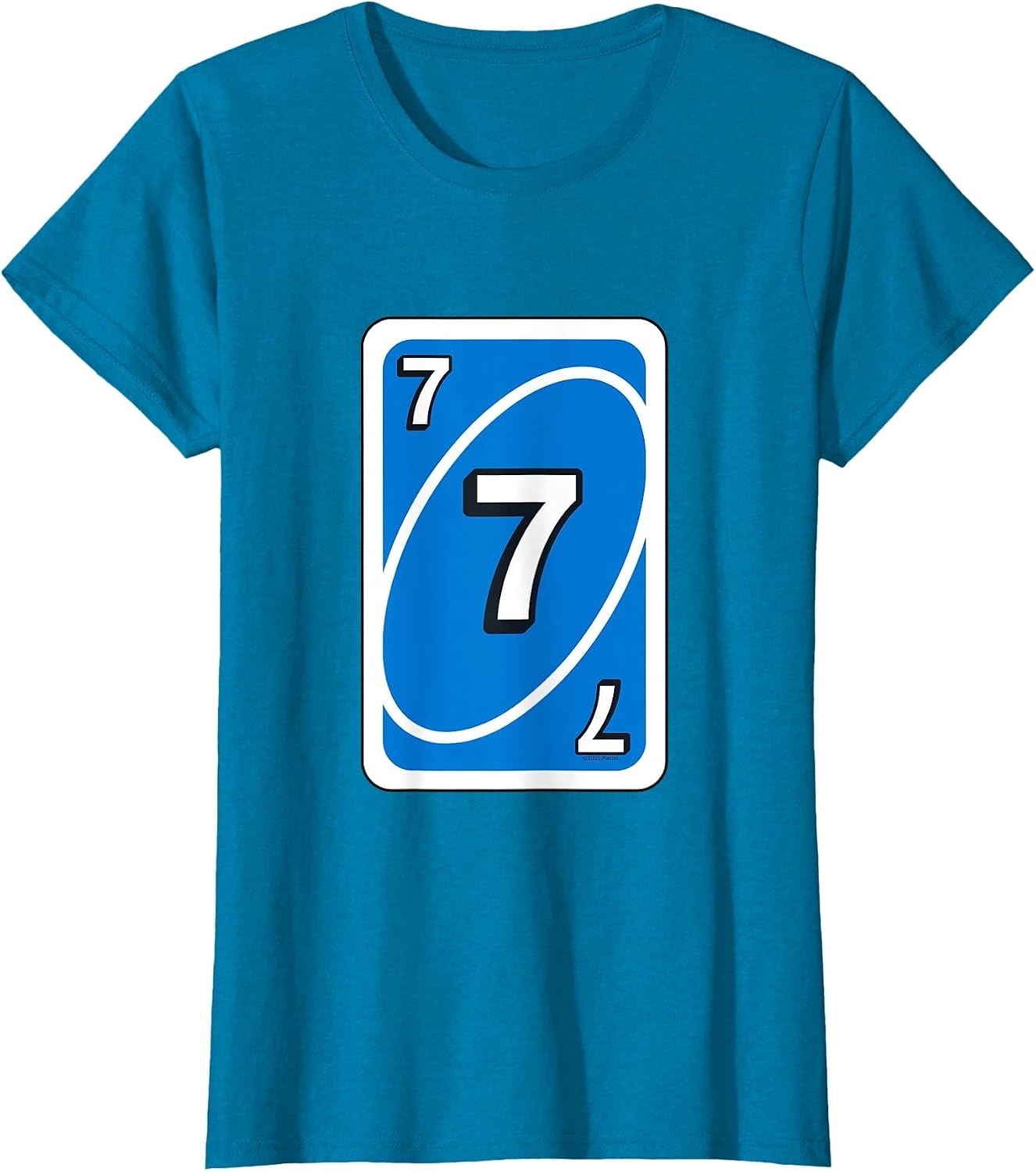 image:imageUNO Halloween Blue 7 Card TShirtSapphire Blue