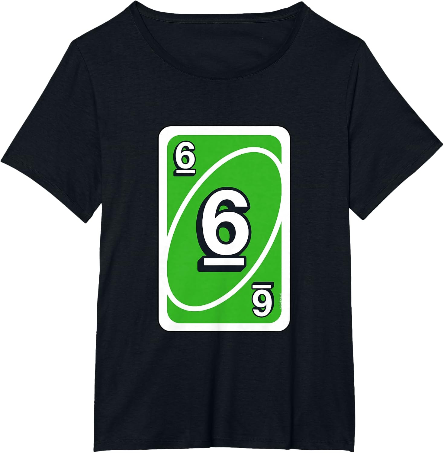 image:imageUNO Halloween Green 6 Card TShirtBlack