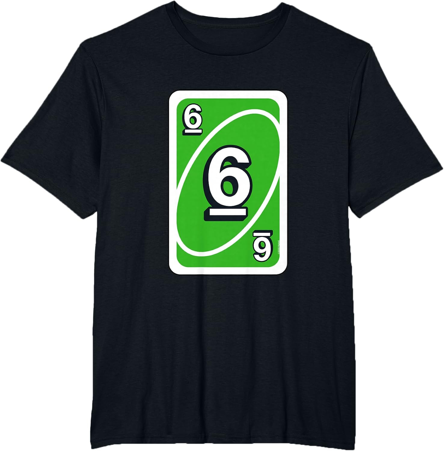 image:imageUNO Halloween Green 6 Card TShirtBlack