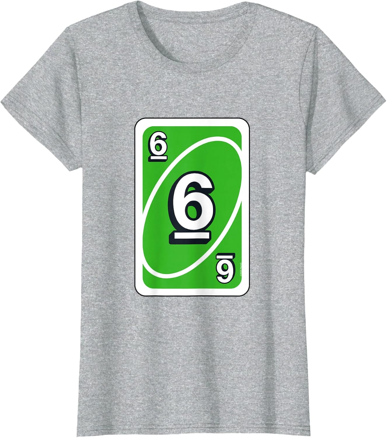image:imageUNO Halloween Green 6 Card TShirtHeather Grey