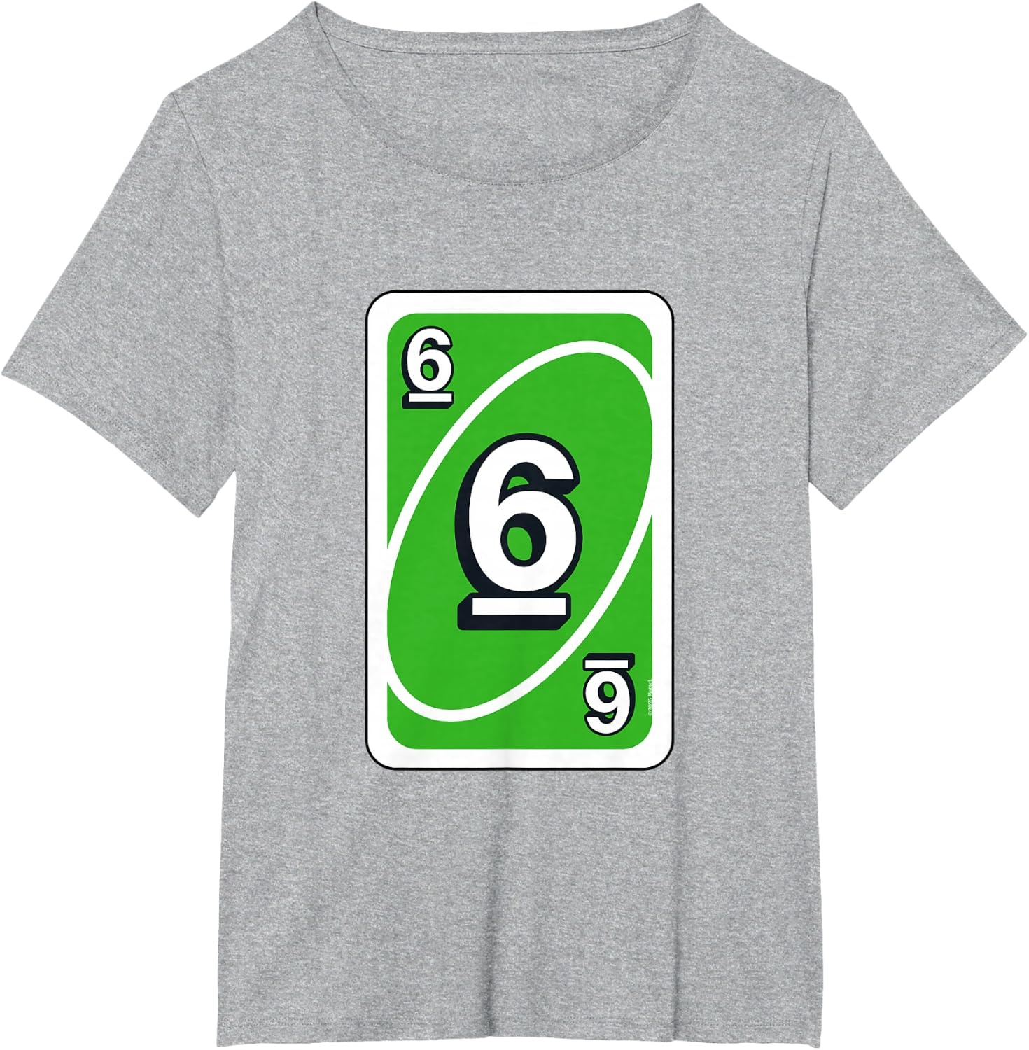 image:imageUNO Halloween Green 6 Card TShirtHeather Grey