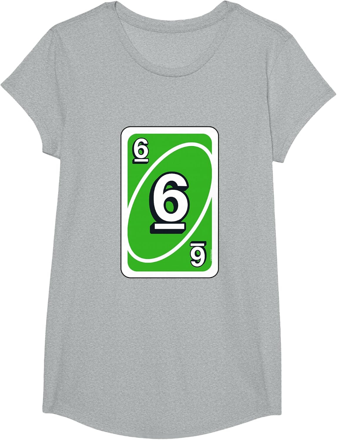 image:imageUNO Halloween Green 6 Card TShirtHeather Grey