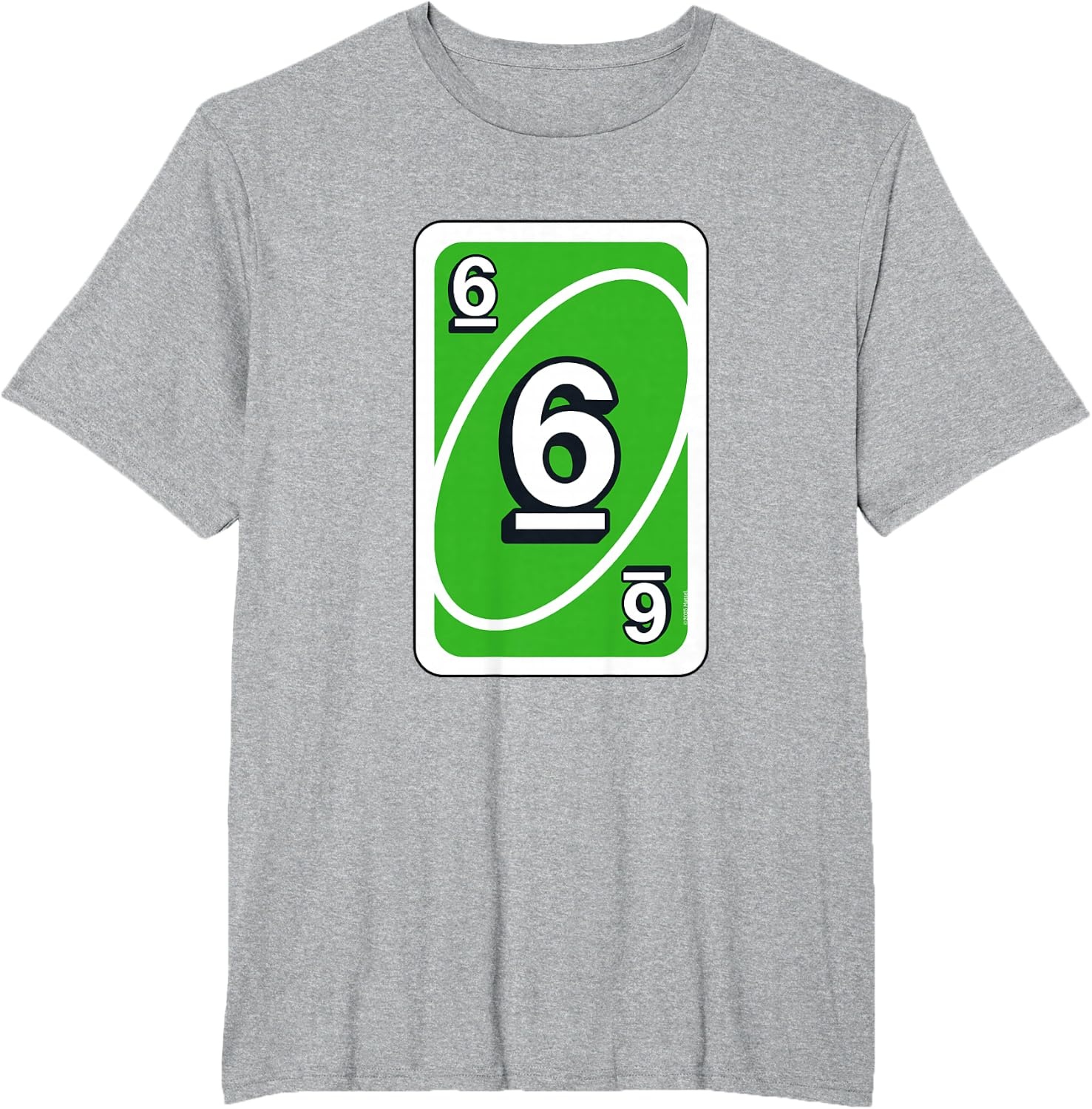 image:imageUNO Halloween Green 6 Card TShirtHeather Grey