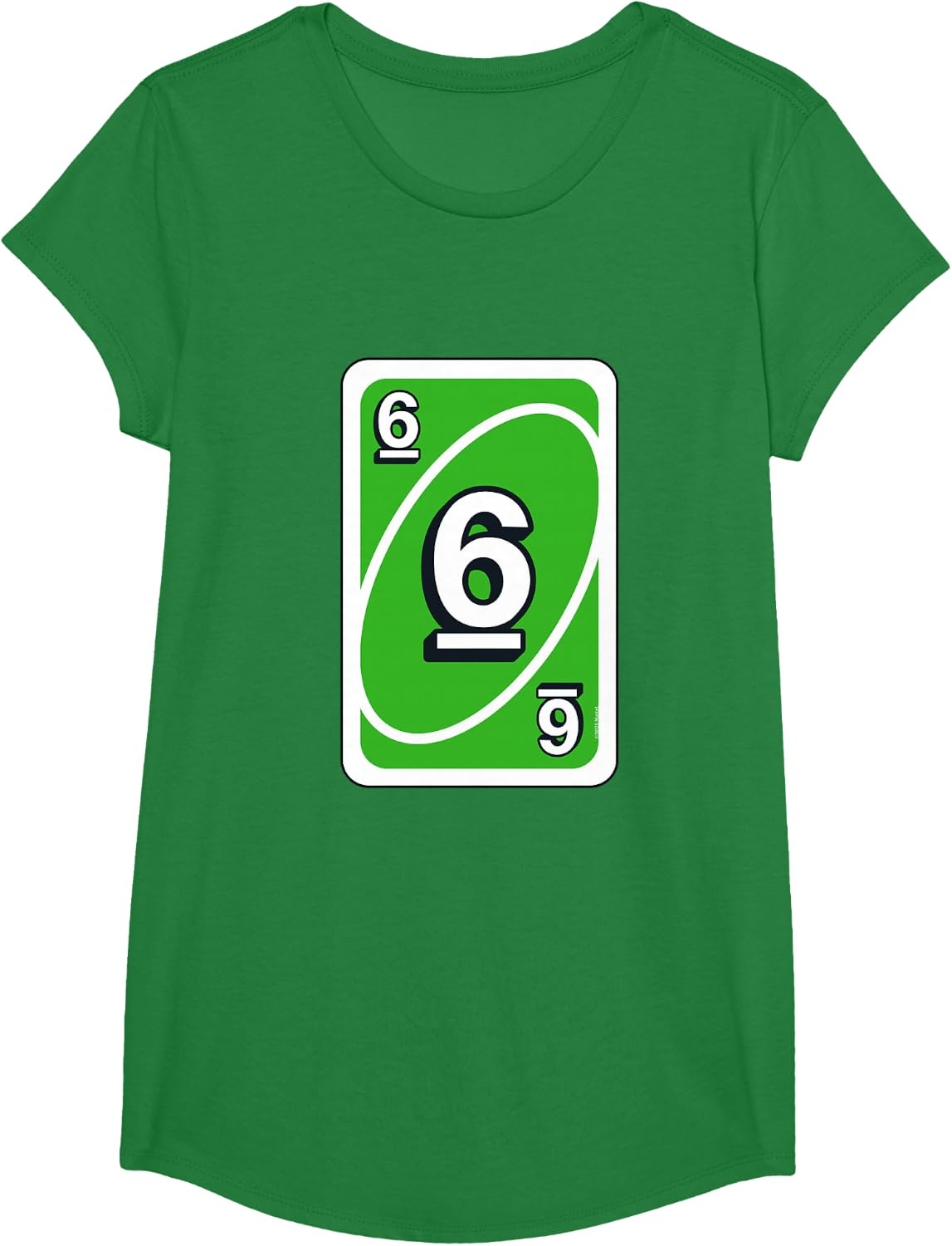 image:imageUNO Halloween Green 6 Card TShirtKelly Green