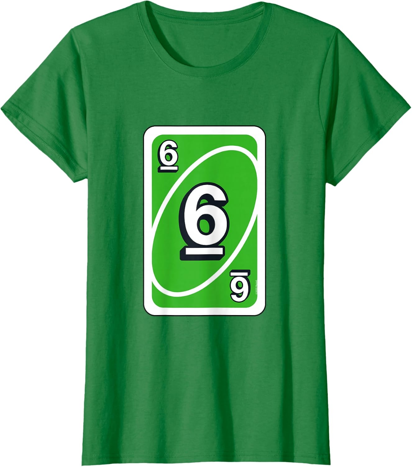 image:imageUNO Halloween Green 6 Card TShirtKelly Green