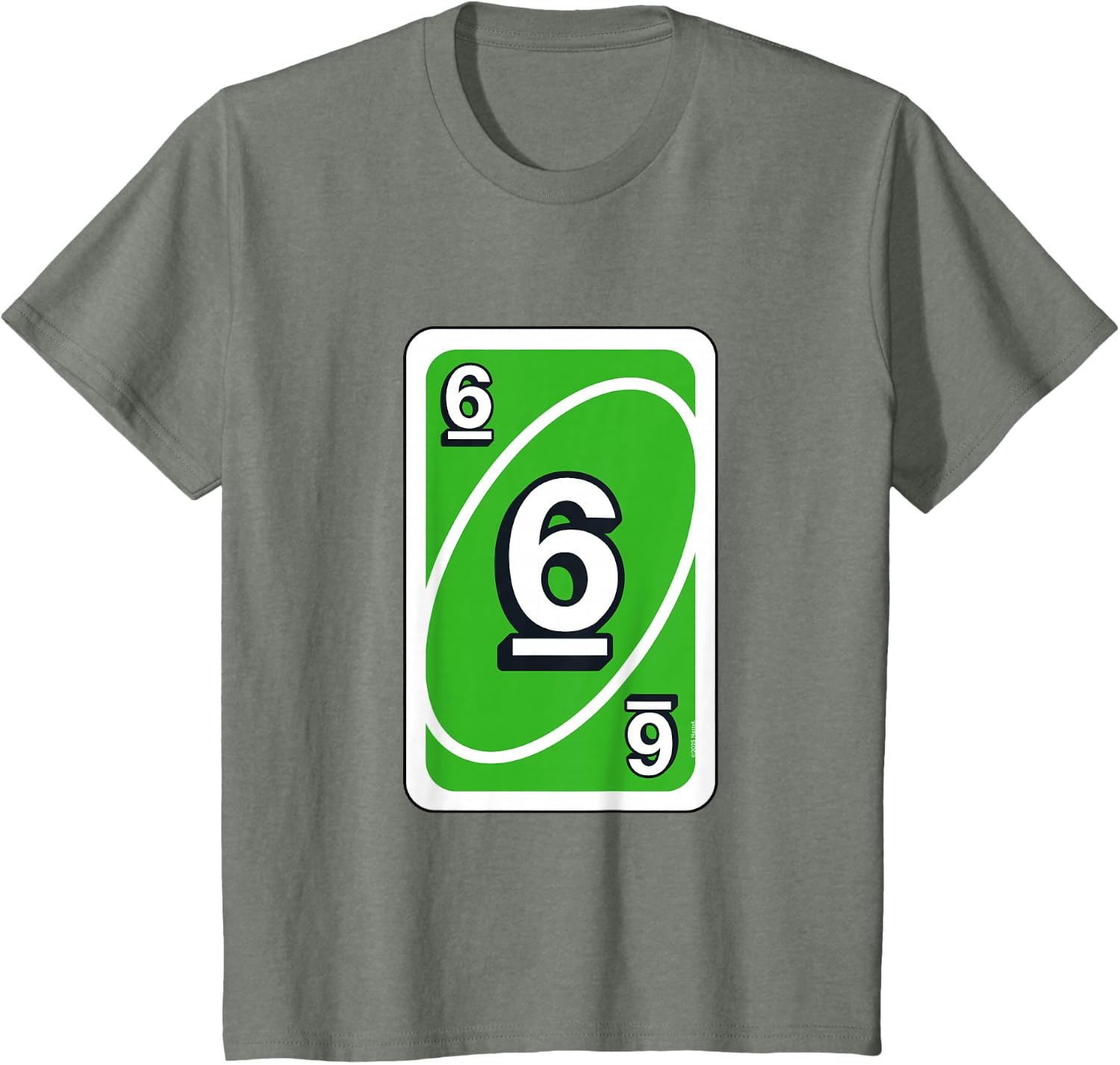 image:imageUNO Halloween Green 6 Card TShirtOlive Heather