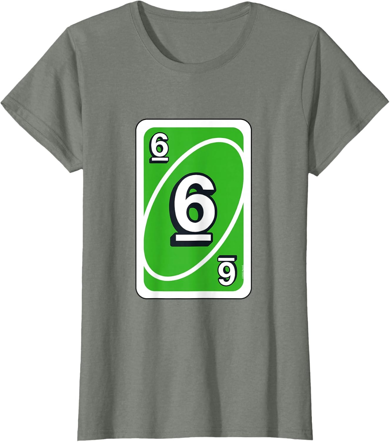 image:imageUNO Halloween Green 6 Card TShirtOlive Heather