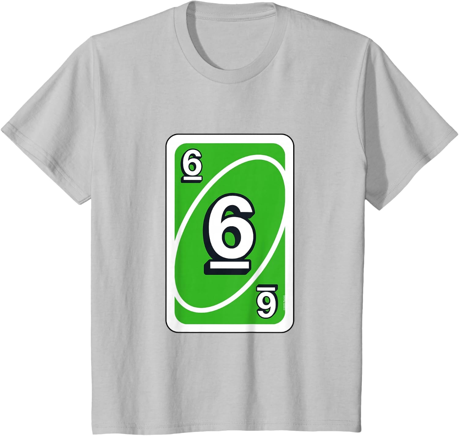 image:imageUNO Halloween Green 6 Card TShirtSilver Grey