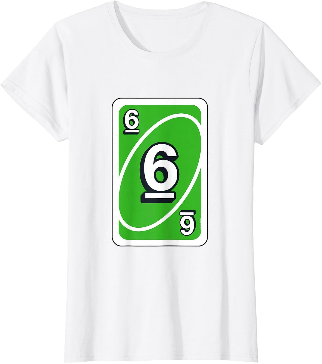 image:imageUNO Halloween Green 6 Card TShirtWhite