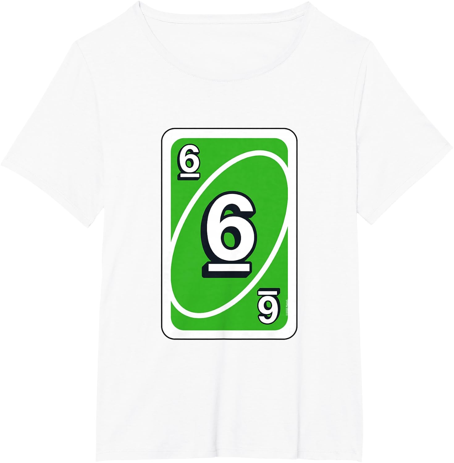 image:imageUNO Halloween Green 6 Card TShirtWhite