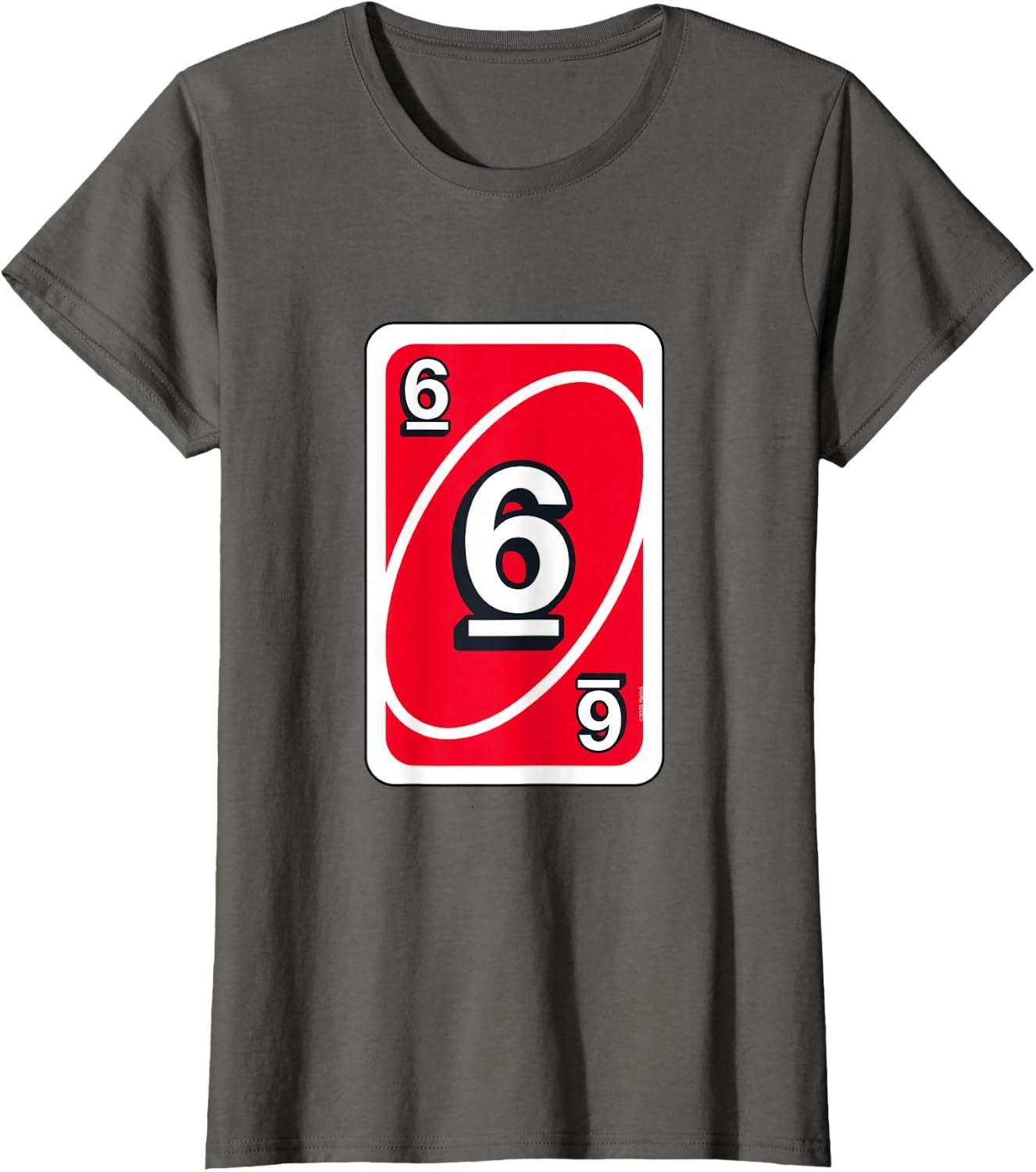 image:imageUNO Halloween Red 6 Card TShirtAsphalt Grey
