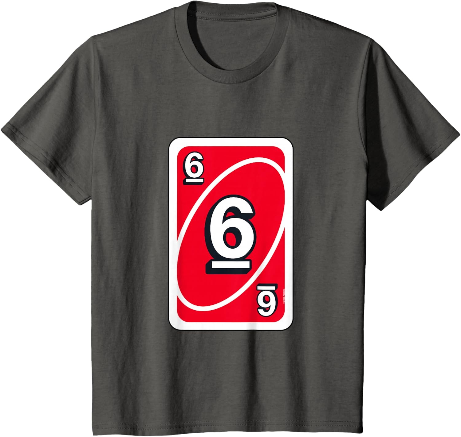 image:imageUNO Halloween Red 6 Card TShirtAsphalt Grey