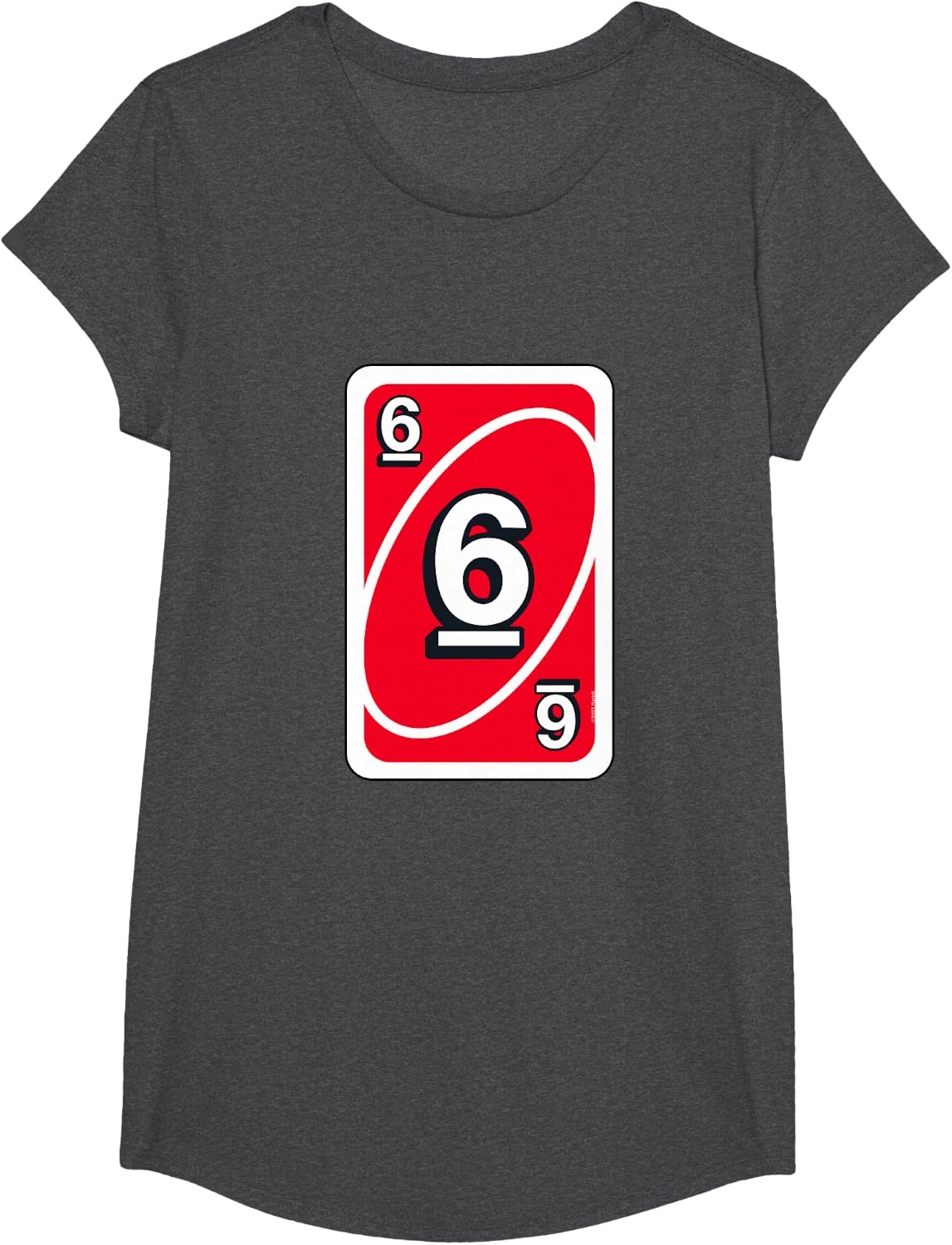 image:imageUNO Halloween Red 6 Card TShirtDark Heather Grey