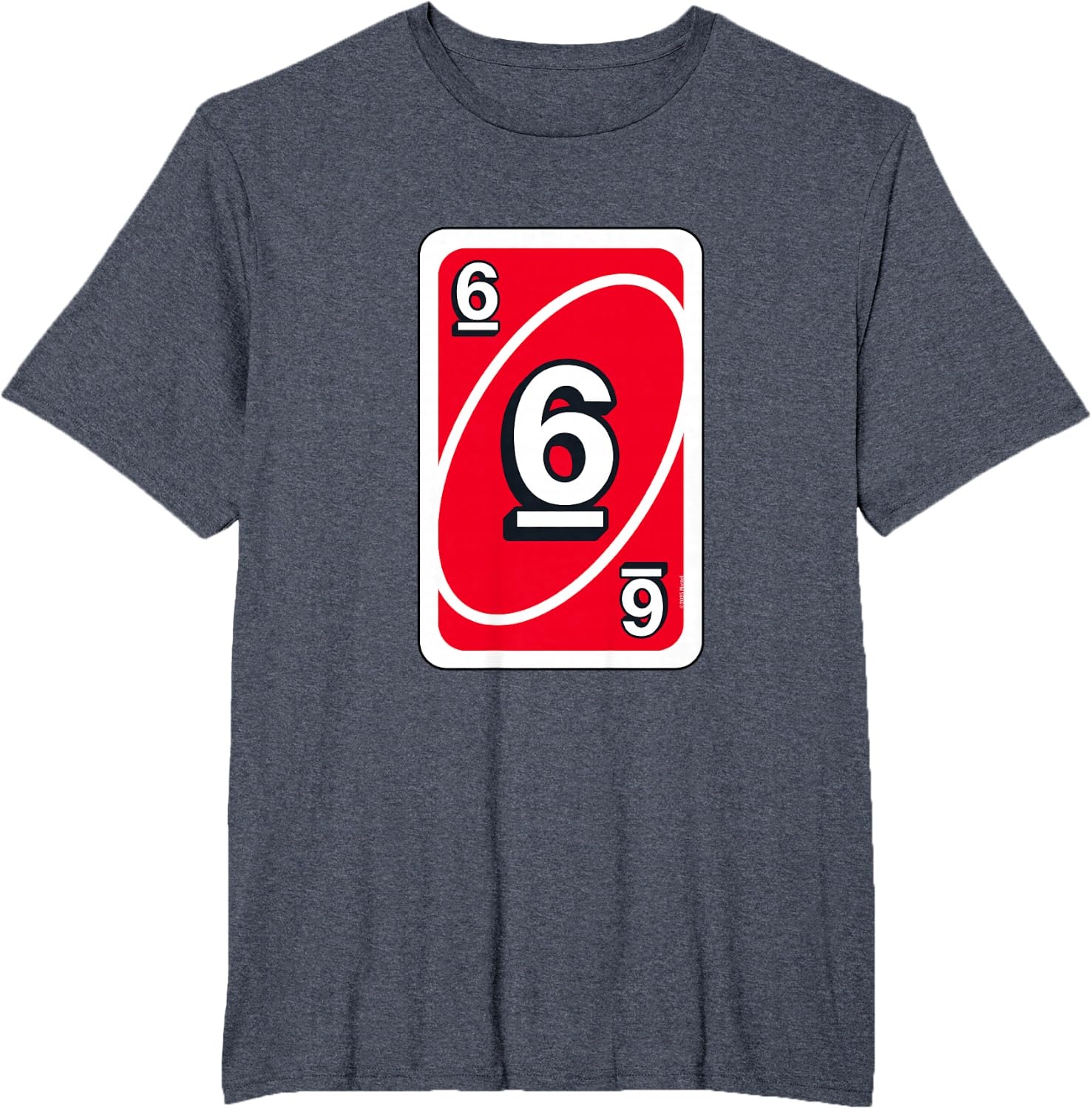 image:imageUNO Halloween Red 6 Card TShirtHeather Blue