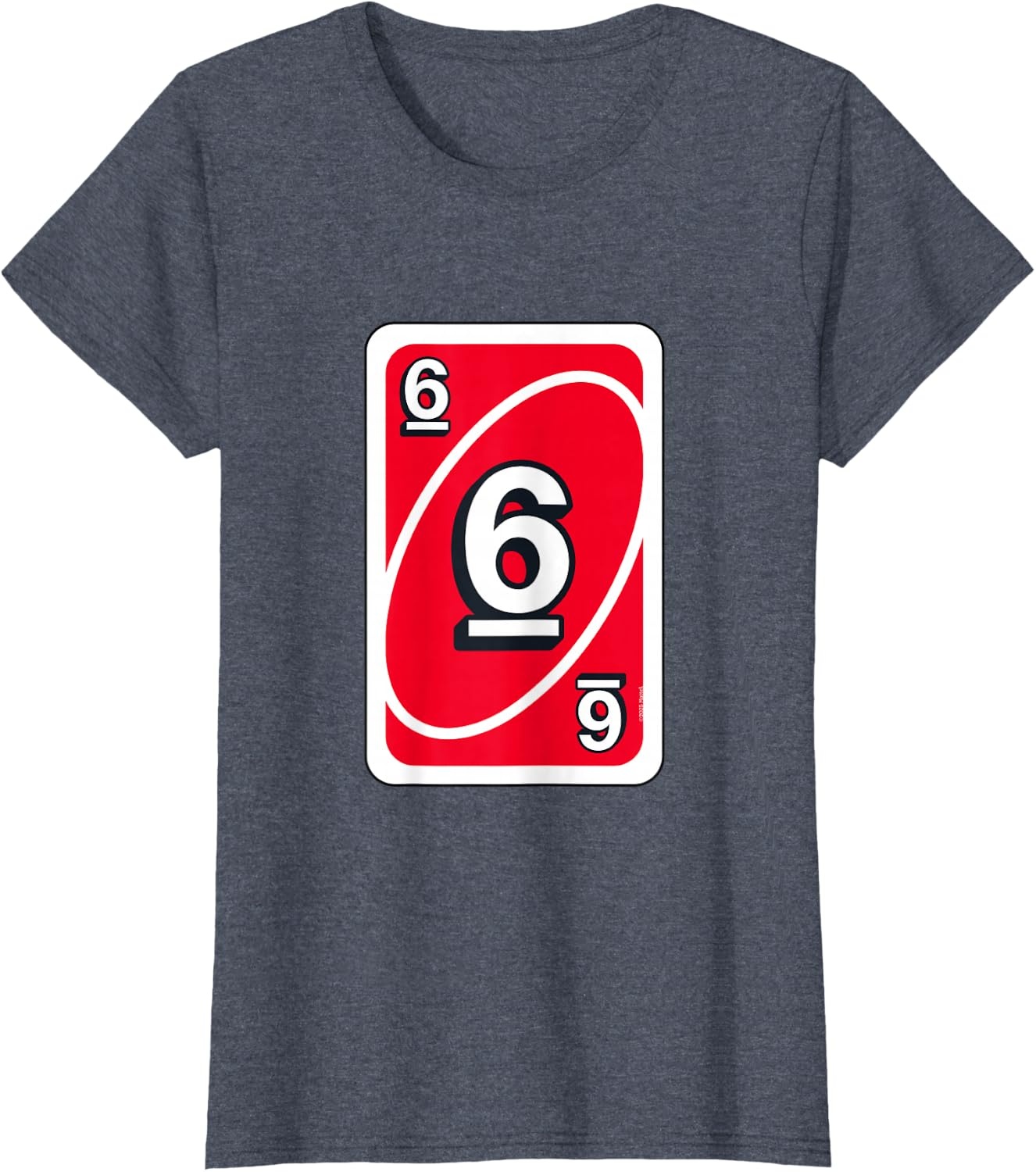 image:imageUNO Halloween Red 6 Card TShirtHeather Blue