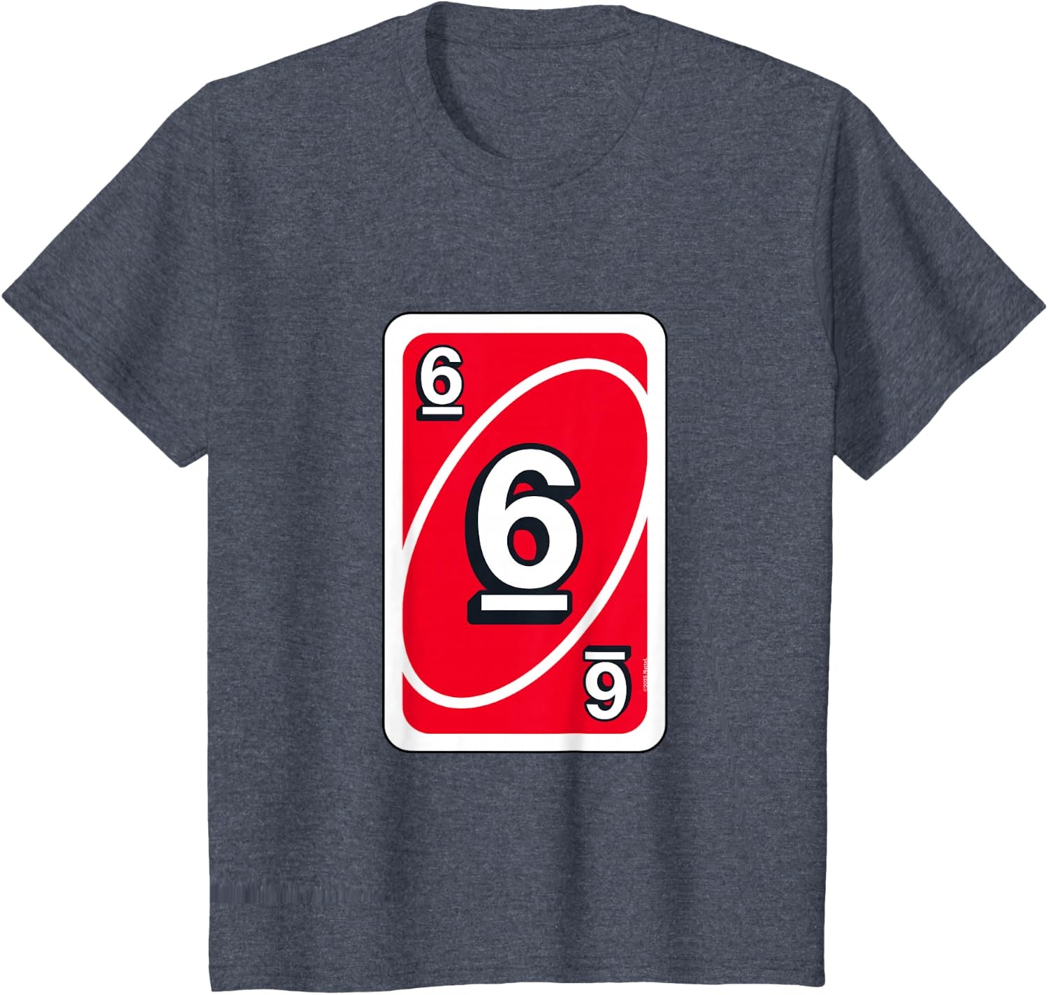 image:imageUNO Halloween Red 6 Card TShirtHeather Blue