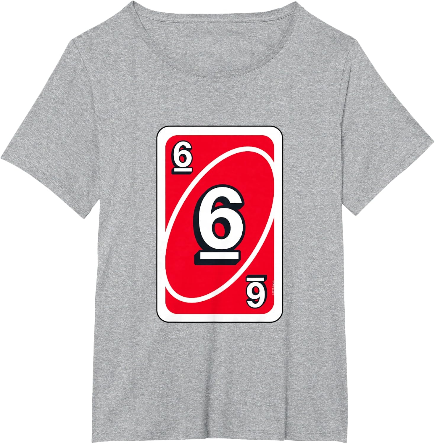 image:imageUNO Halloween Red 6 Card TShirtHeather Grey
