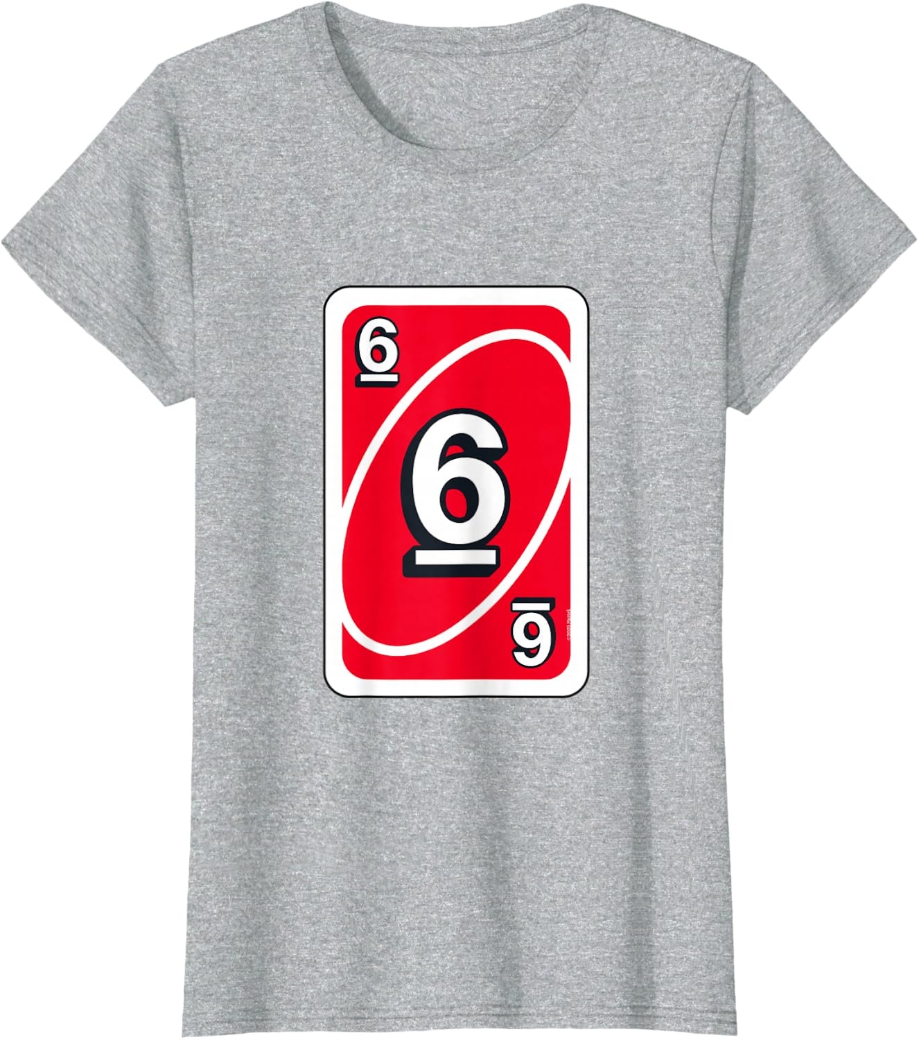 image:imageUNO Halloween Red 6 Card TShirtHeather Grey