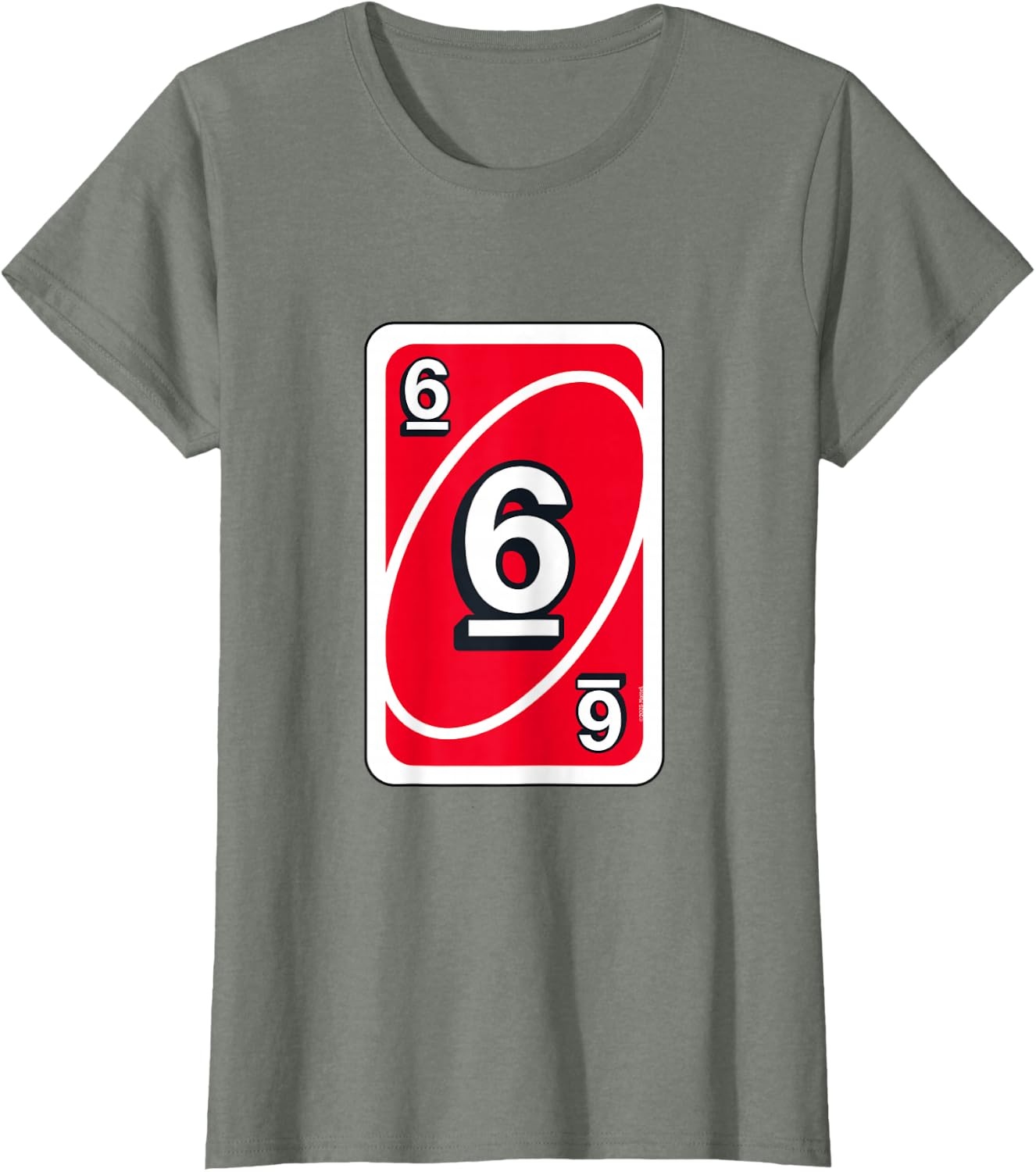 image:imageUNO Halloween Red 6 Card TShirtOlive Heather