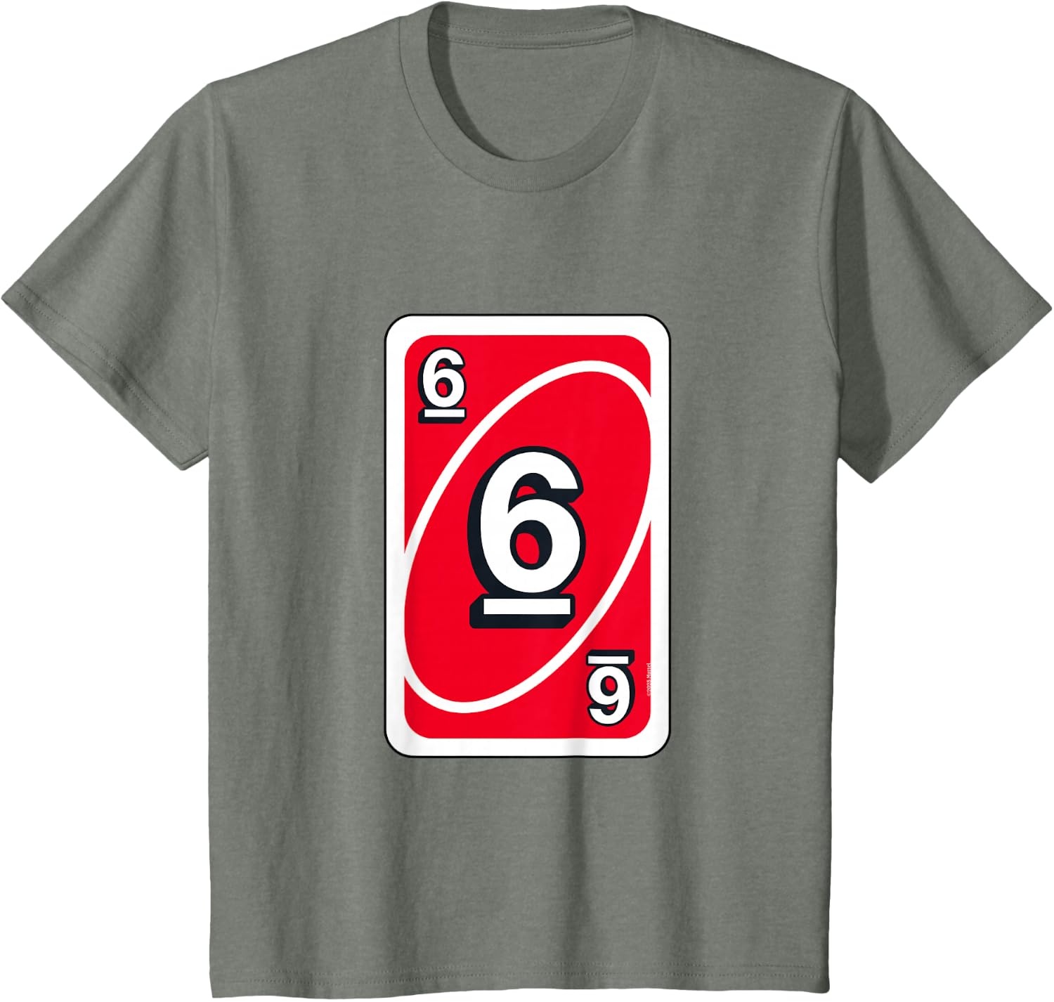 image:imageUNO Halloween Red 6 Card TShirtOlive Heather