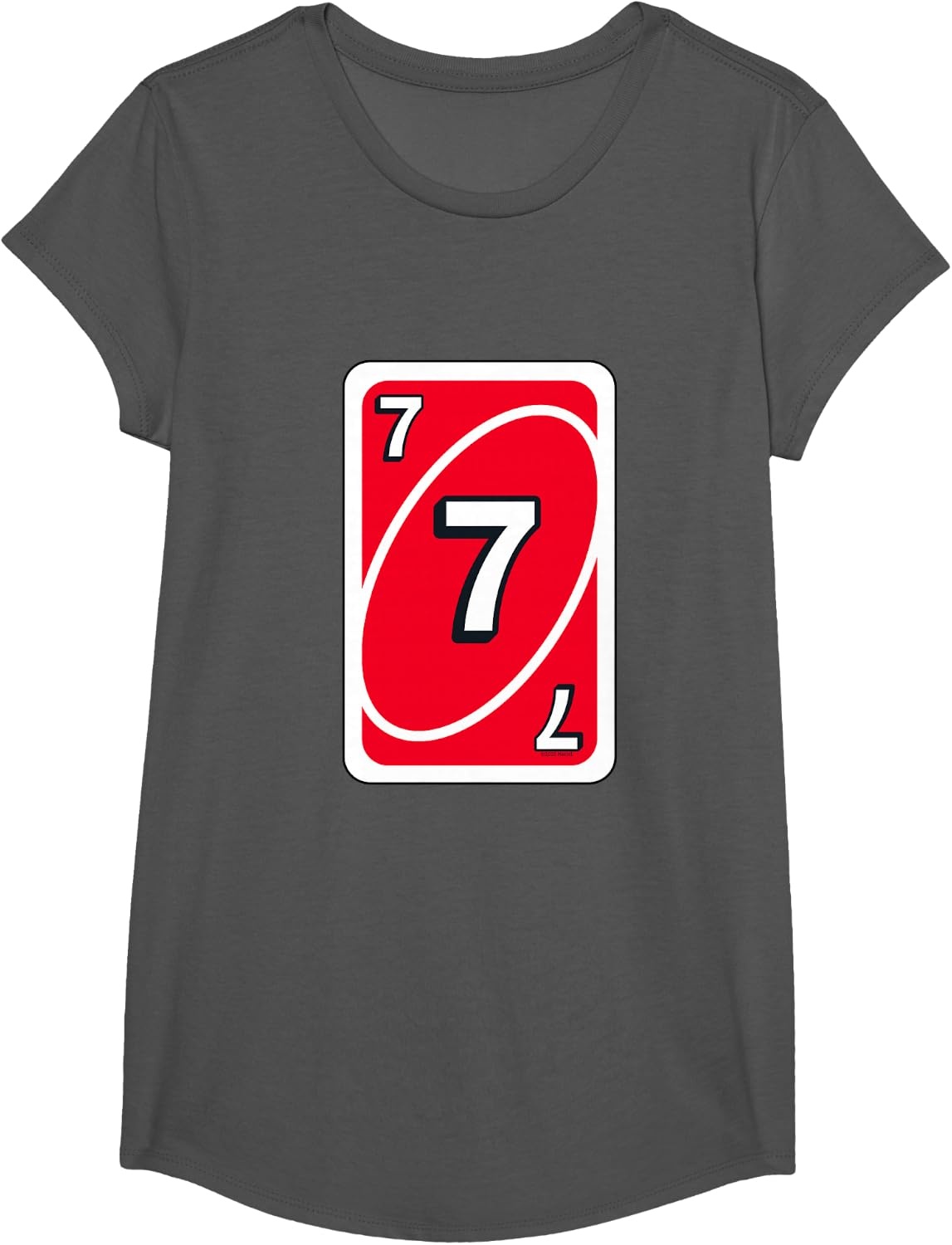 image:imageUNO Halloween Red 7 Card TShirtAsphalt Grey