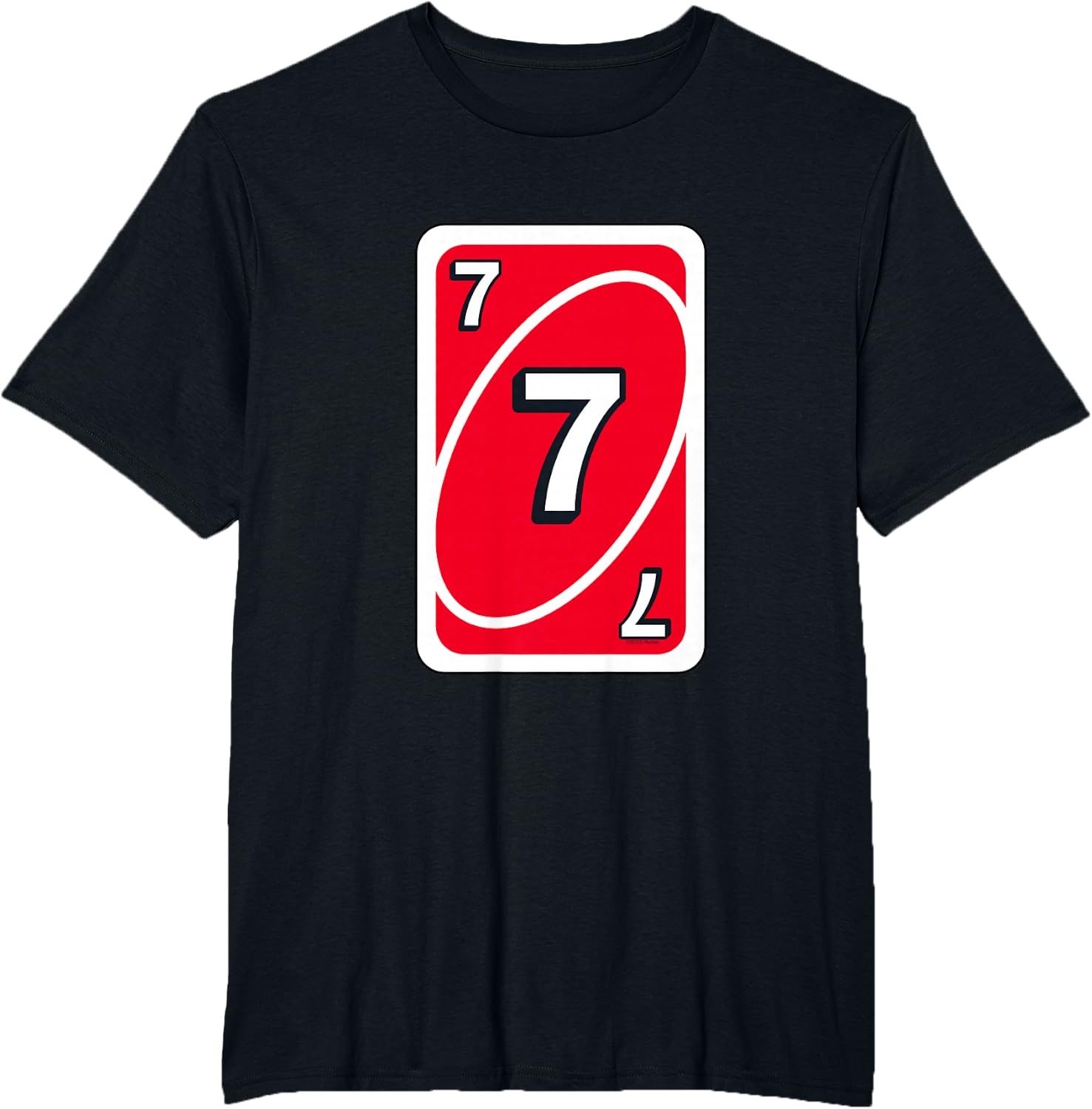 image:imageUNO Halloween Red 7 Card TShirtBlack