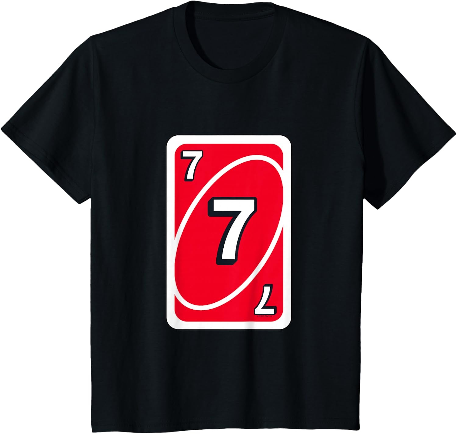 image:imageUNO Halloween Red 7 Card TShirtBlack