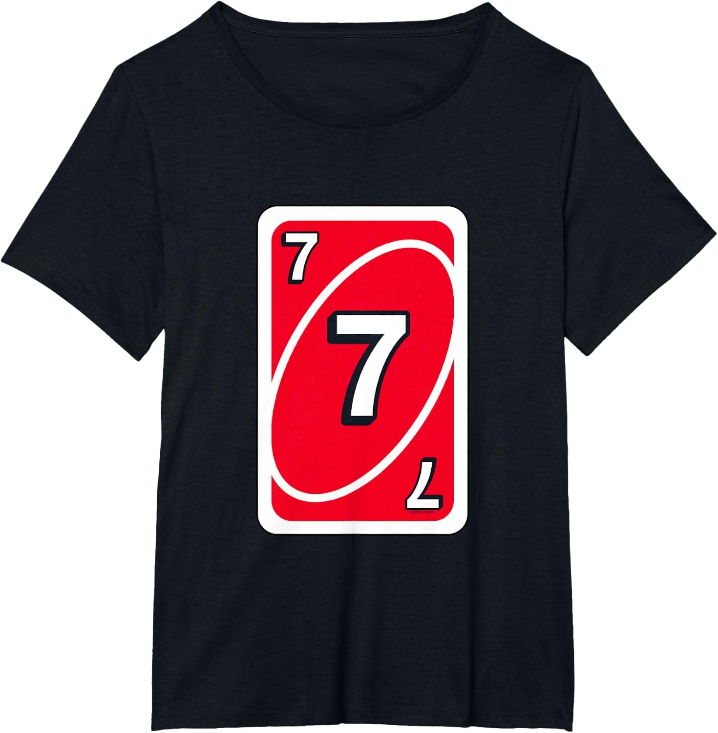 image:imageUNO Halloween Red 7 Card TShirtBlack