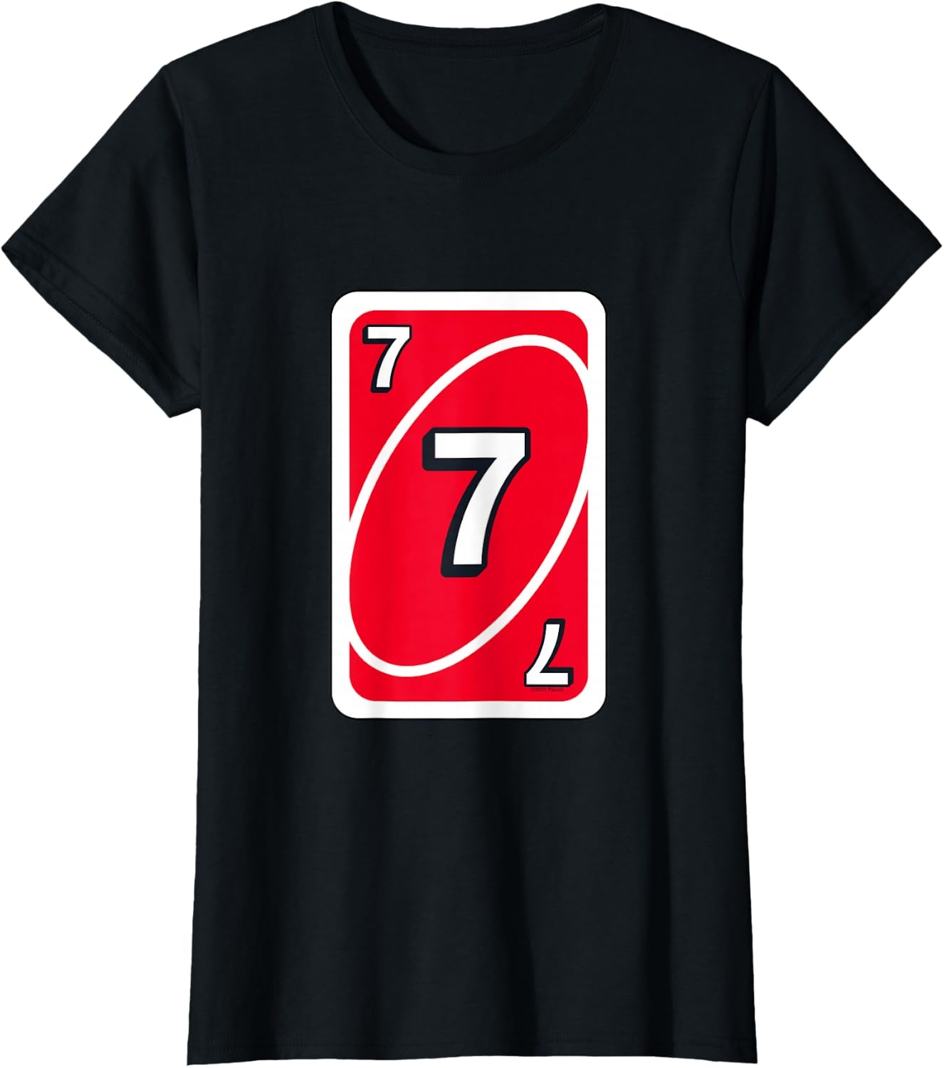 image:imageUNO Halloween Red 7 Card TShirtBlack