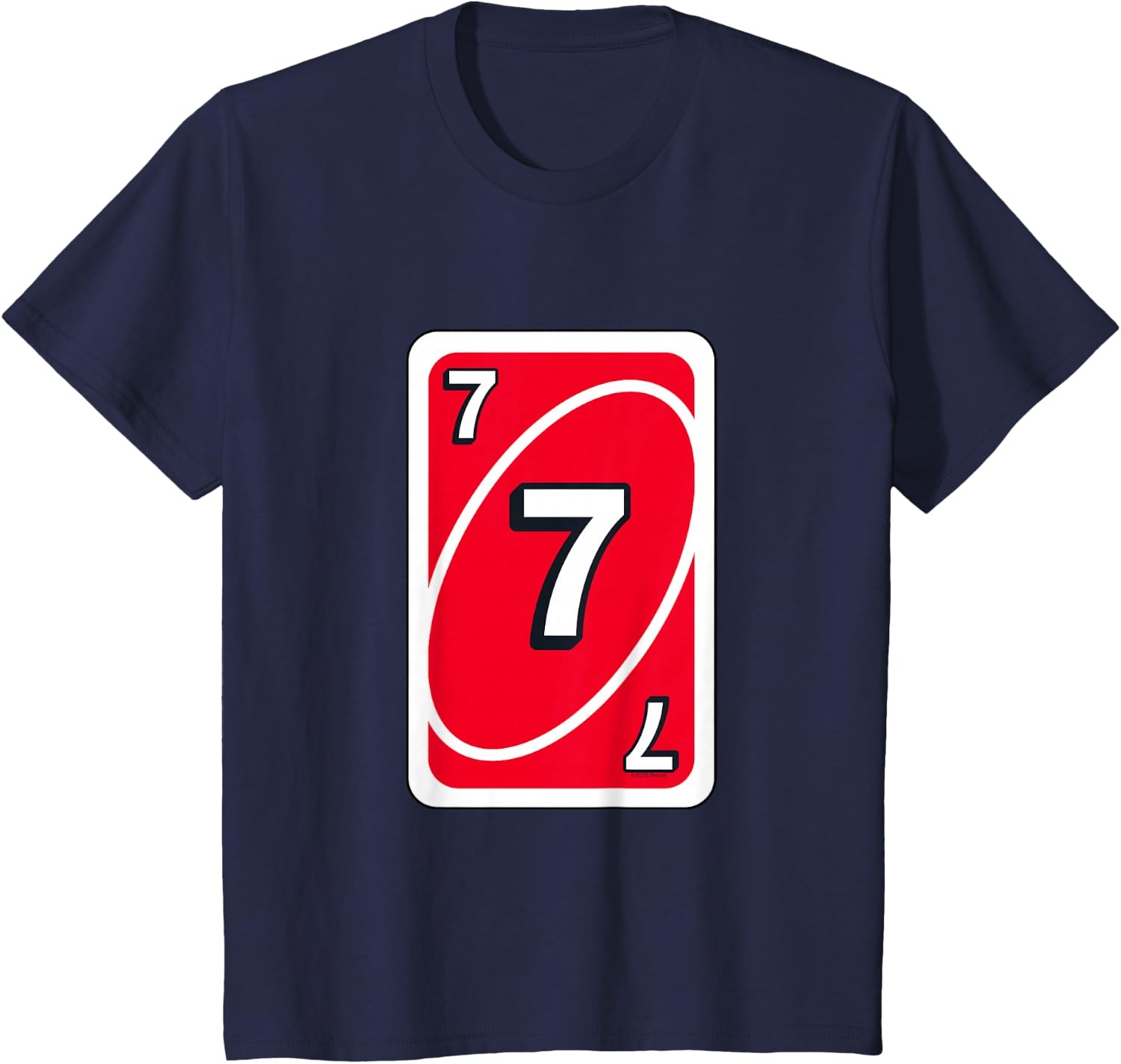 image:imageUNO Halloween Red 7 Card TShirtNavy Blue