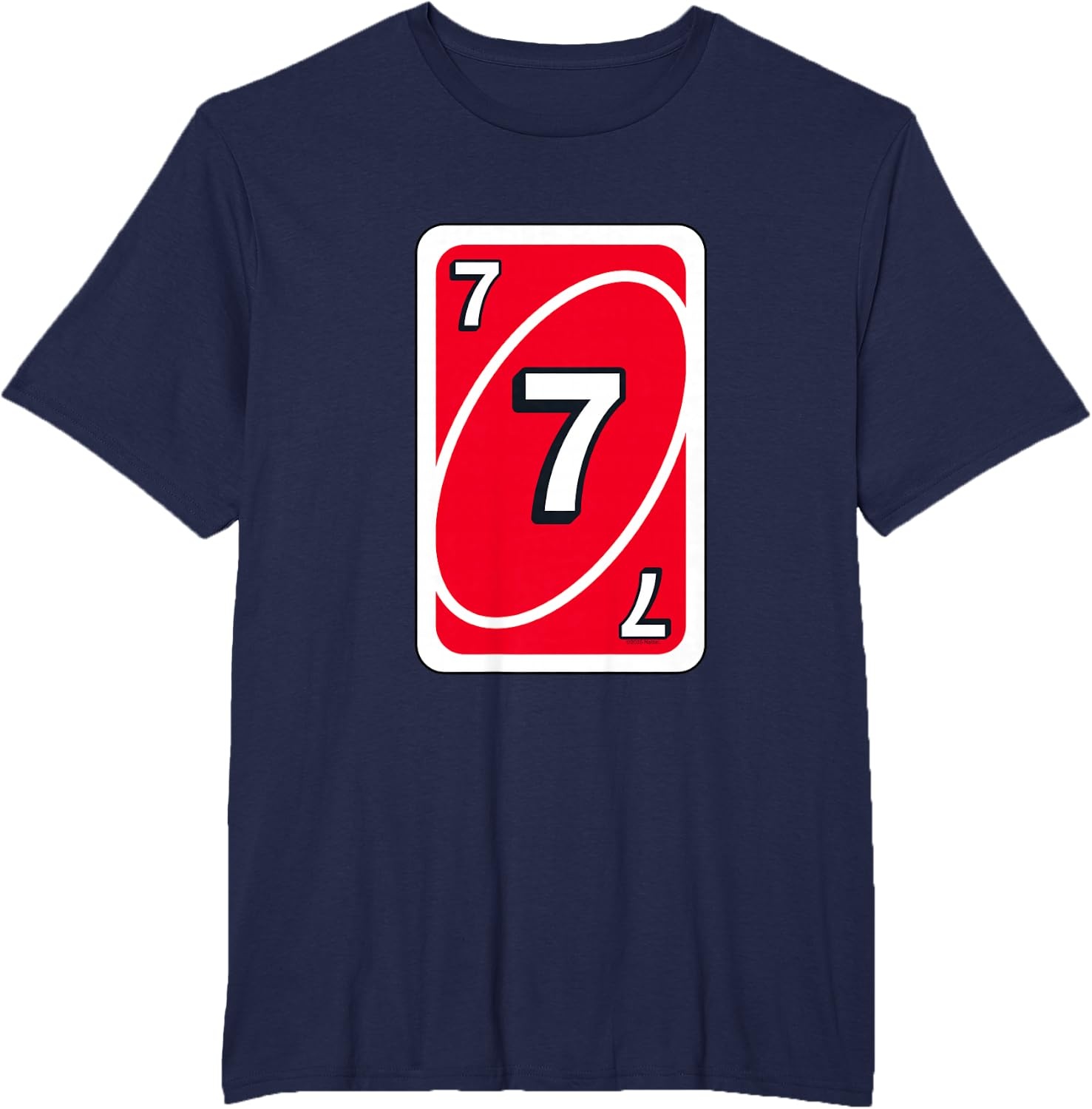 image:imageUNO Halloween Red 7 Card TShirtNavy Blue