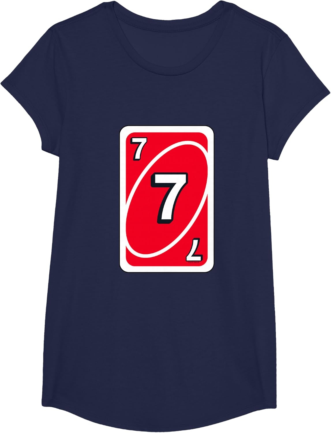 image:imageUNO Halloween Red 7 Card TShirtNavy Blue