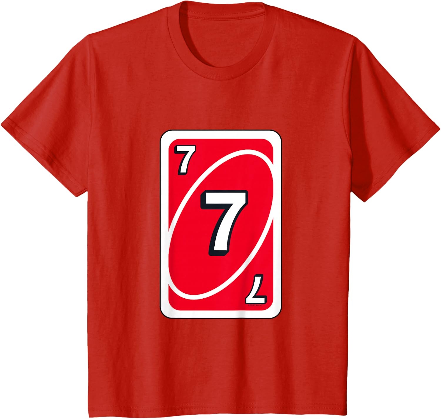image:imageUNO Halloween Red 7 Card TShirtRed