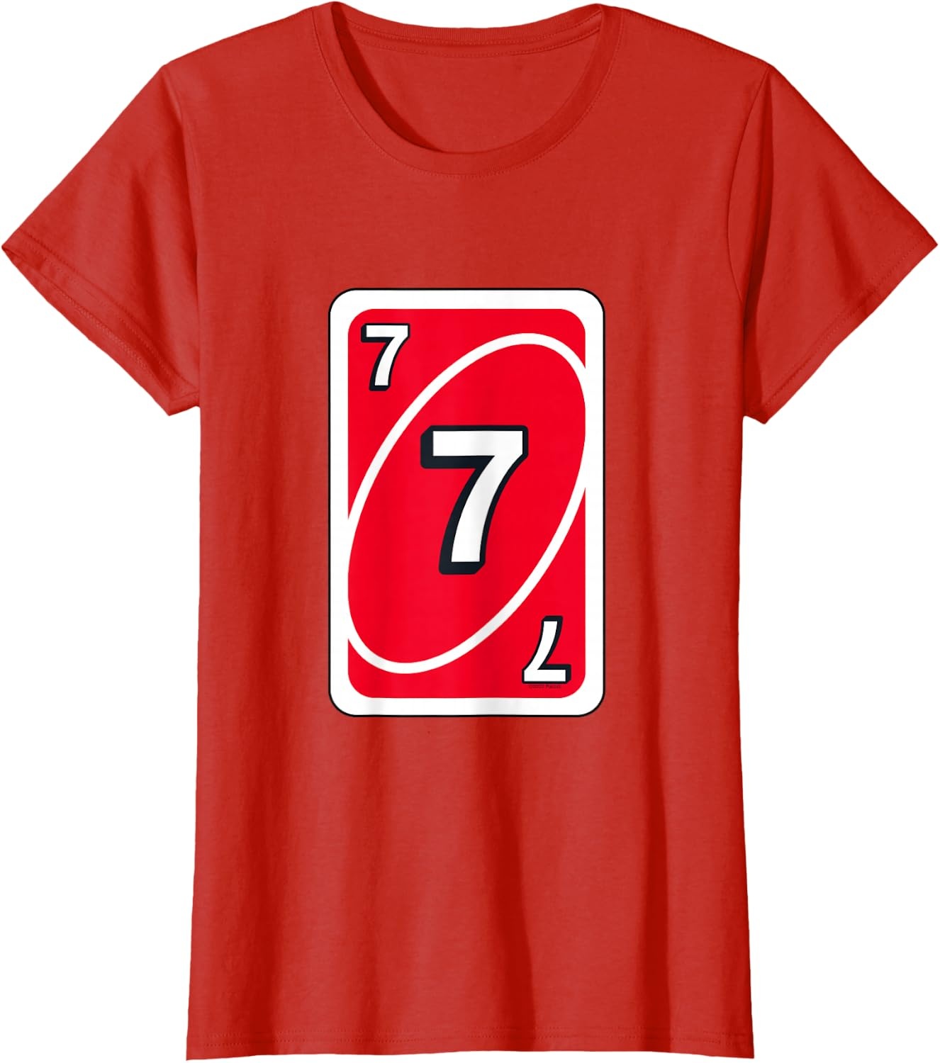 image:imageUNO Halloween Red 7 Card TShirtRed