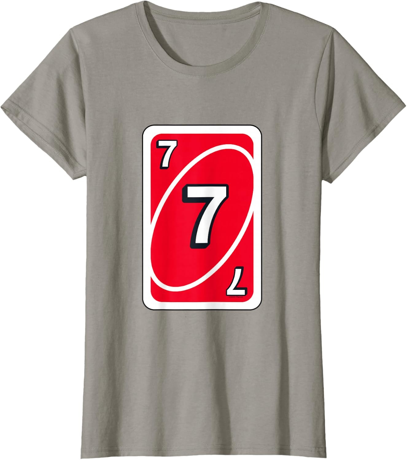 image:imageUNO Halloween Red 7 Card TShirtSlate Grey