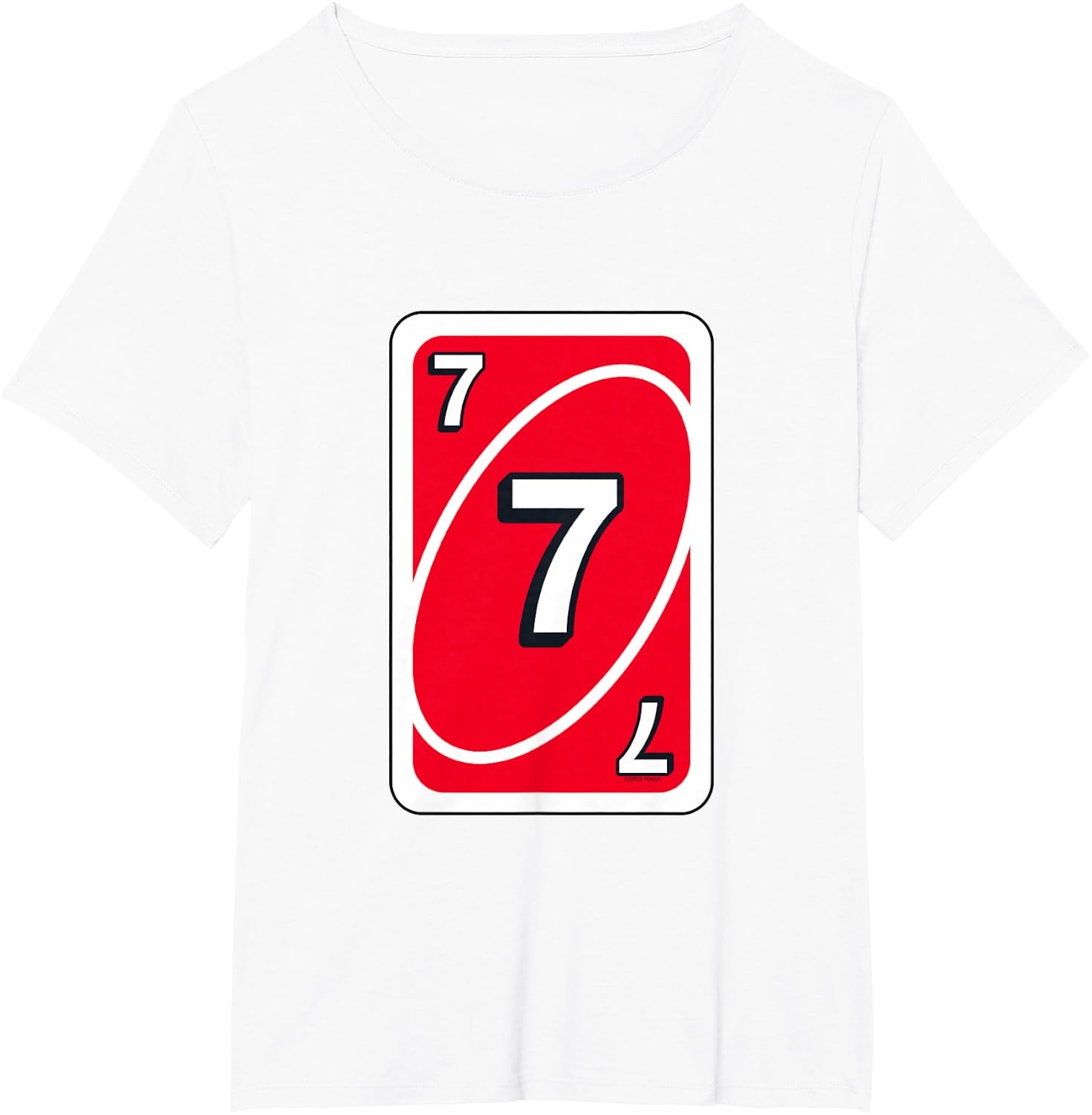 image:imageUNO Halloween Red 7 Card TShirtWhite