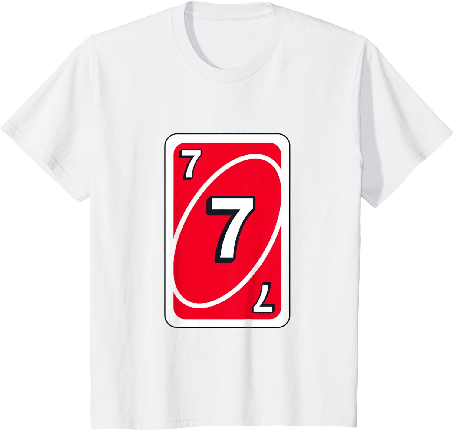 image:imageUNO Halloween Red 7 Card TShirtWhite