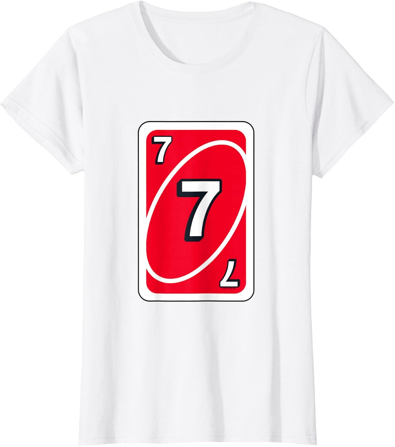 image:imageUNO Halloween Red 7 Card TShirtWhite