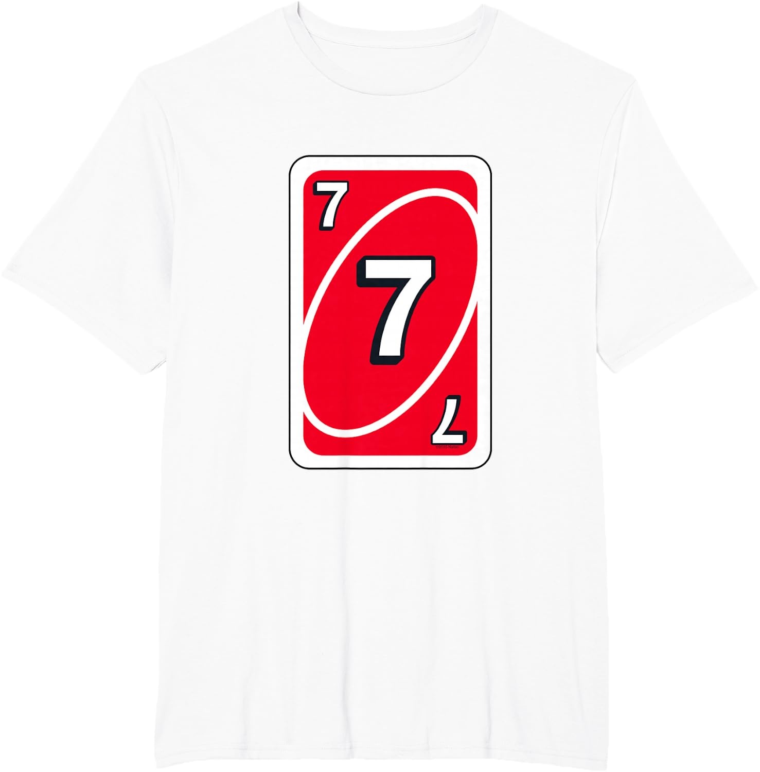 image:imageUNO Halloween Red 7 Card TShirtWhite