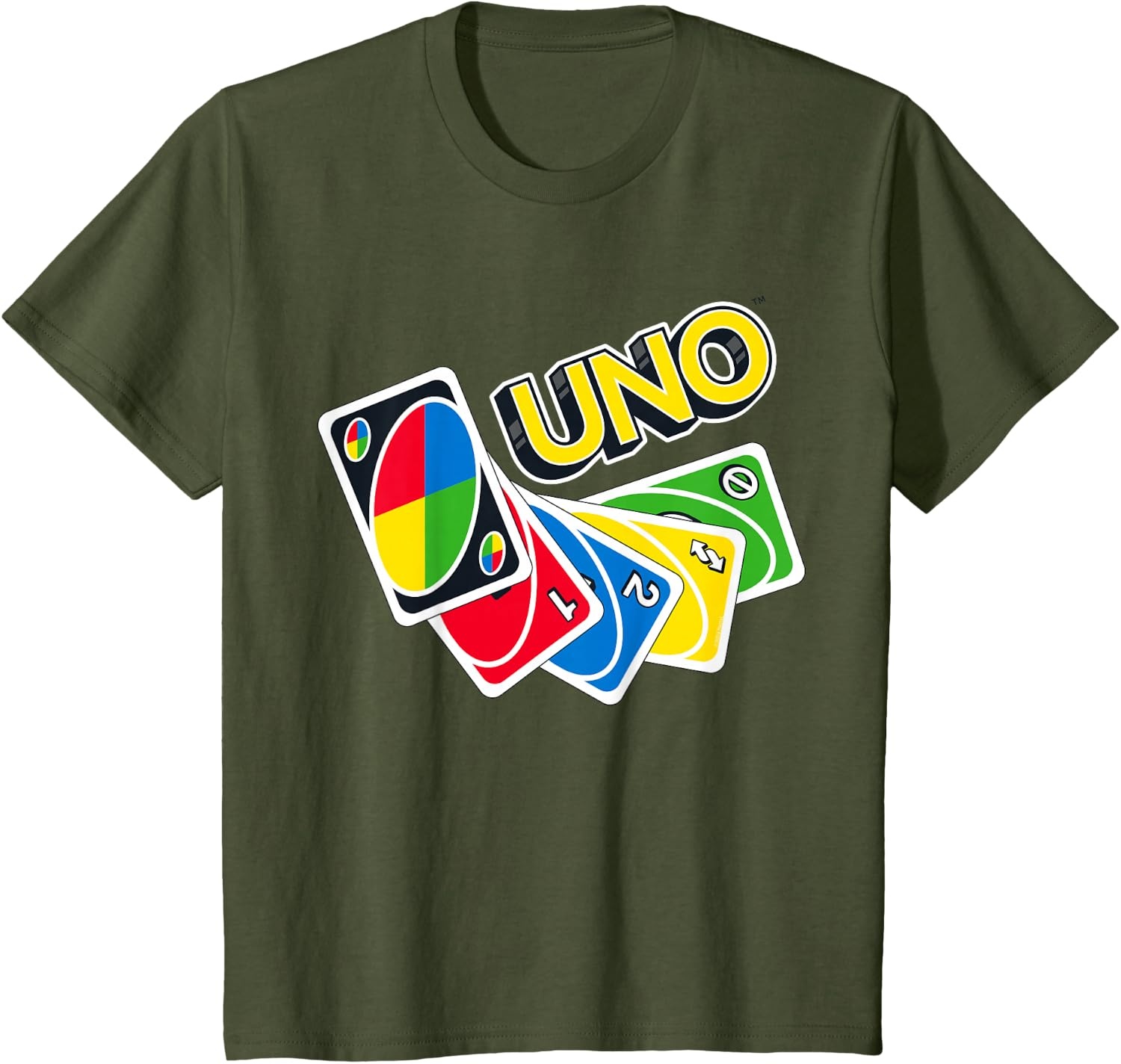 image:imageUNO How Do You Uno Card Game T Shirts and Tees for Men and WomenOlive Green