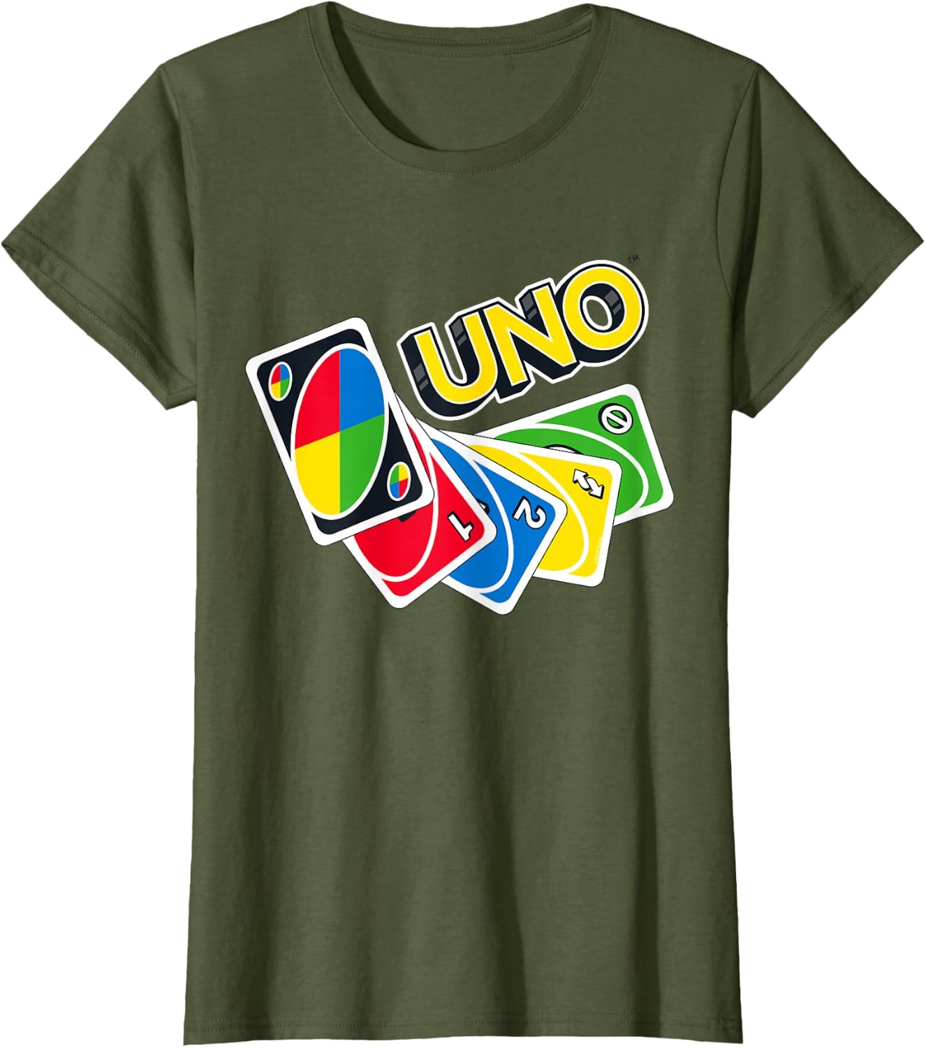 image:imageUNO How Do You Uno Card Game T Shirts and Tees for Men and WomenOlive Green