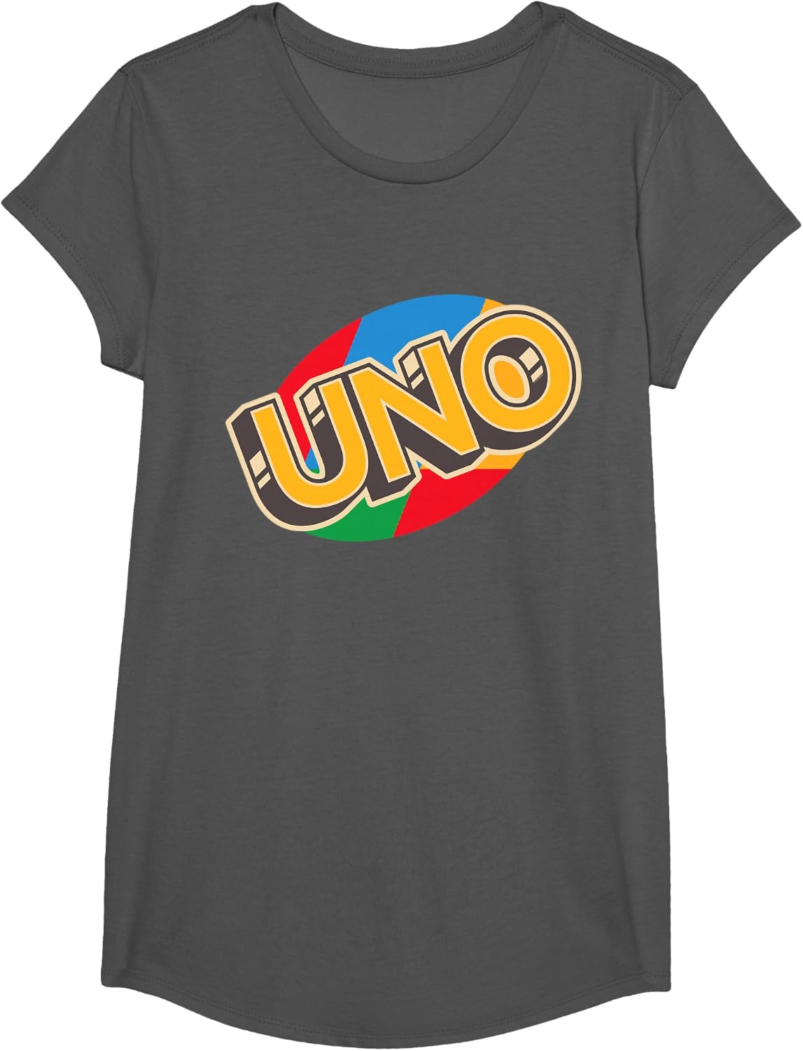 image:imageUNO Vintage Game Night Logo TShirtAsphalt Grey
