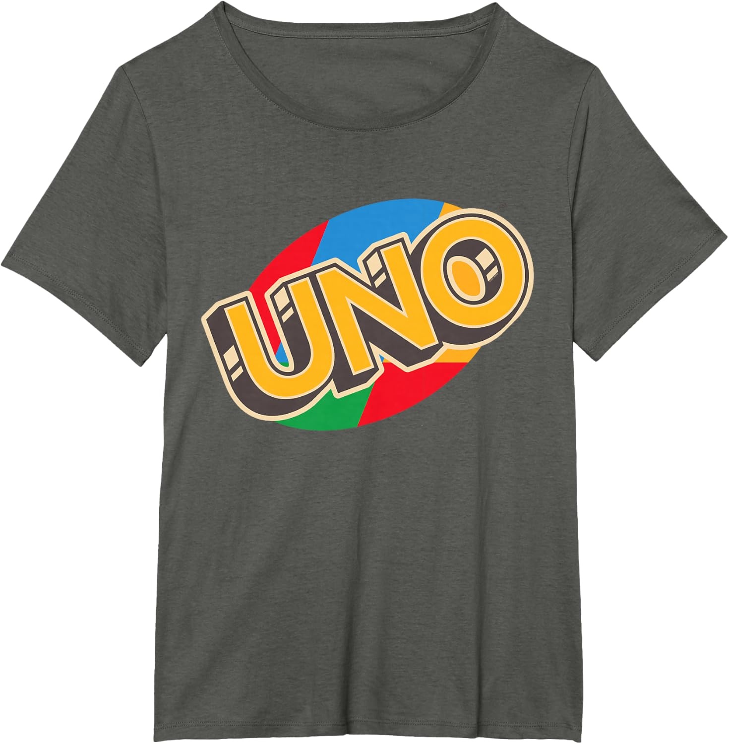 image:imageUNO Vintage Game Night Logo TShirtAsphalt Grey