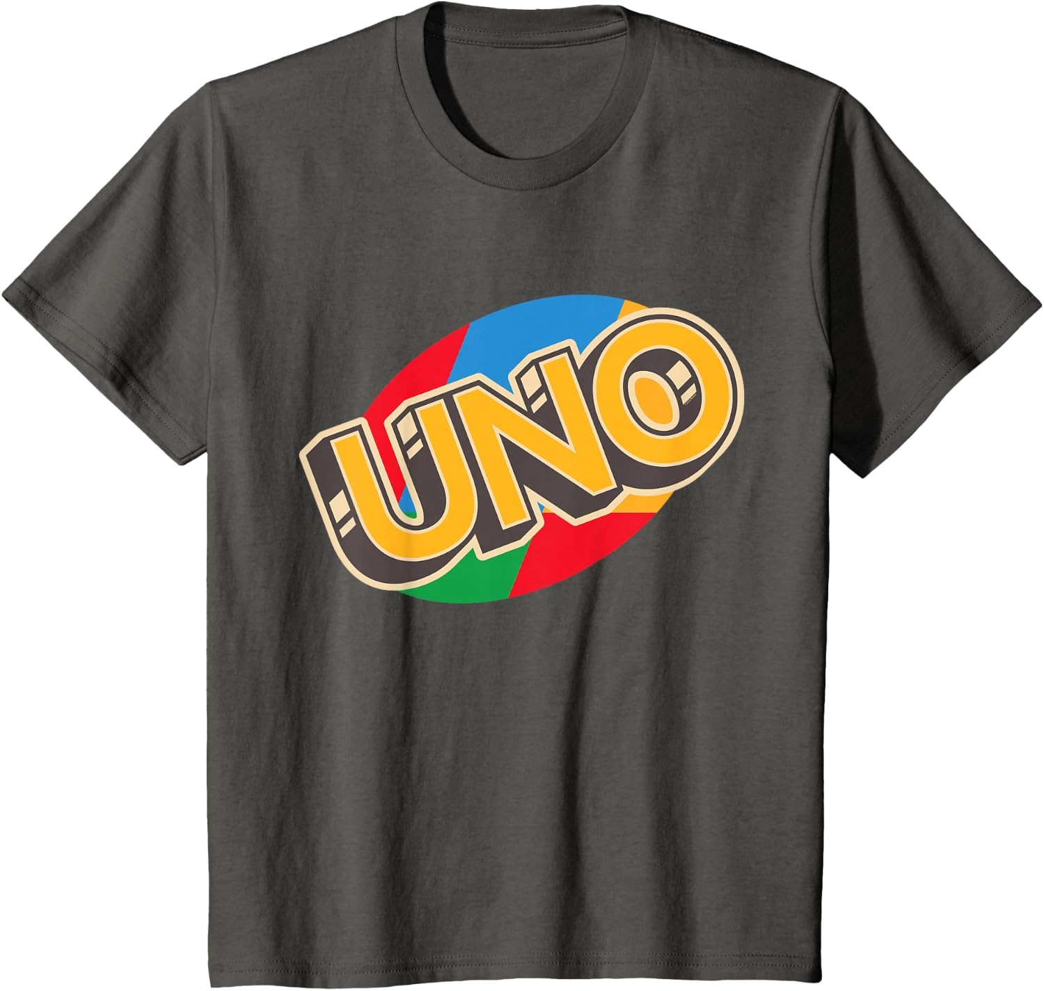 image:imageUNO Vintage Game Night Logo TShirtAsphalt Grey