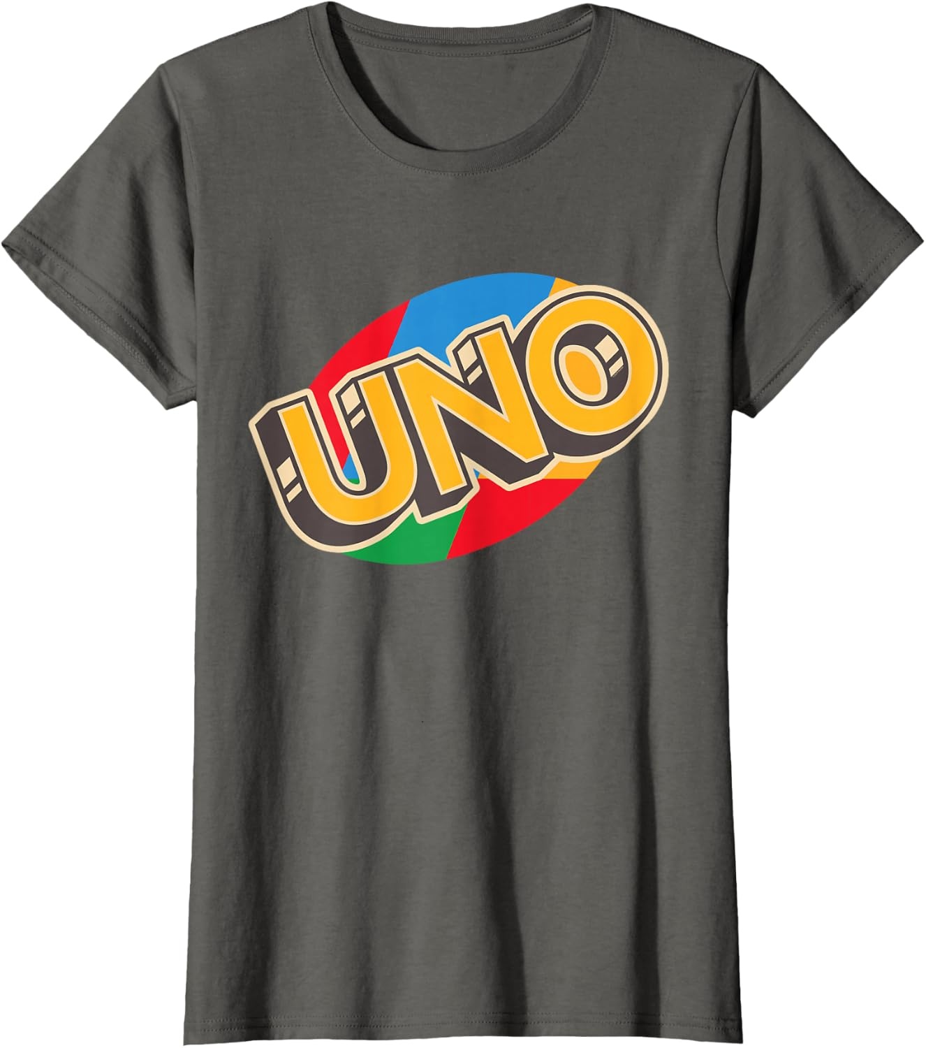 image:imageUNO Vintage Game Night Logo TShirtAsphalt Grey